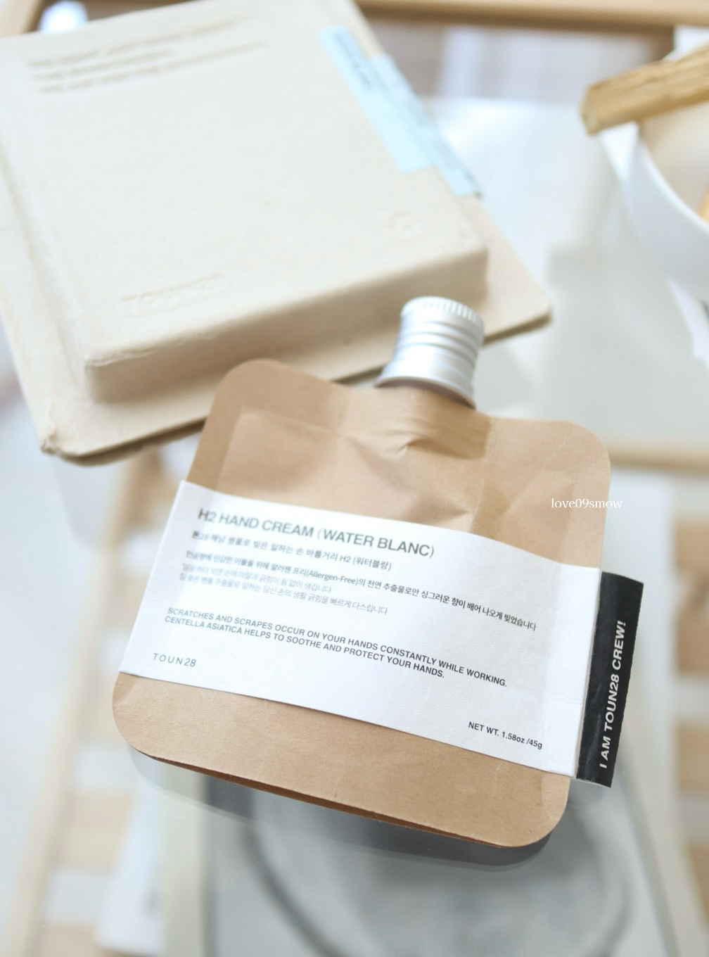 ORGANIC CENTELLA WATER 63.8% H2 HAND CREAM(SCENTFREE)/TOUN28/ハンドクリームを使ったクチコミ（2枚目）