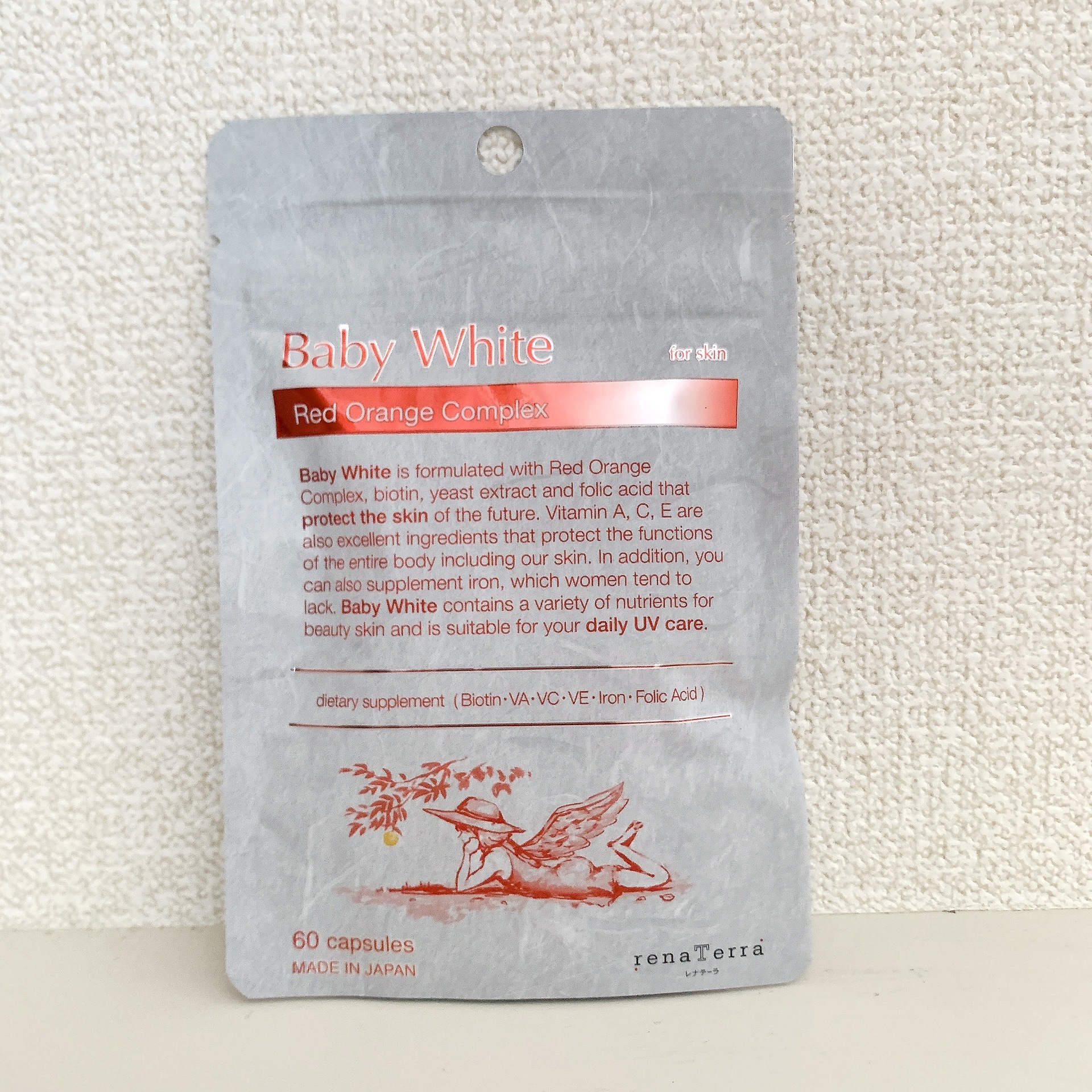 Baby White 60粒/renaTerra/美容サプリメントを使ったクチコミ（1枚目）