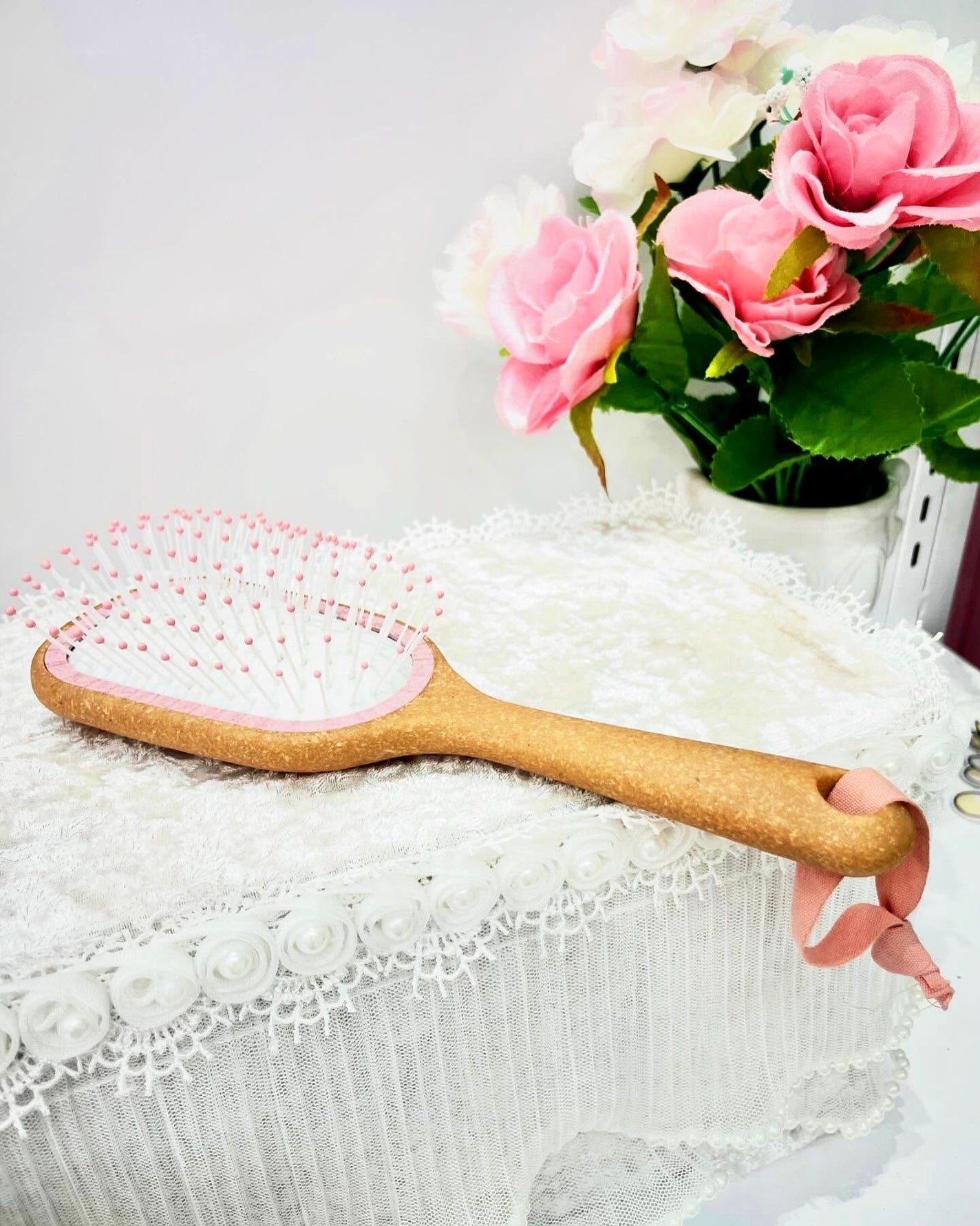 オーガニックパドルブラシ/PARSA/ヘアブラシを使ったクチコミ(2枚目)