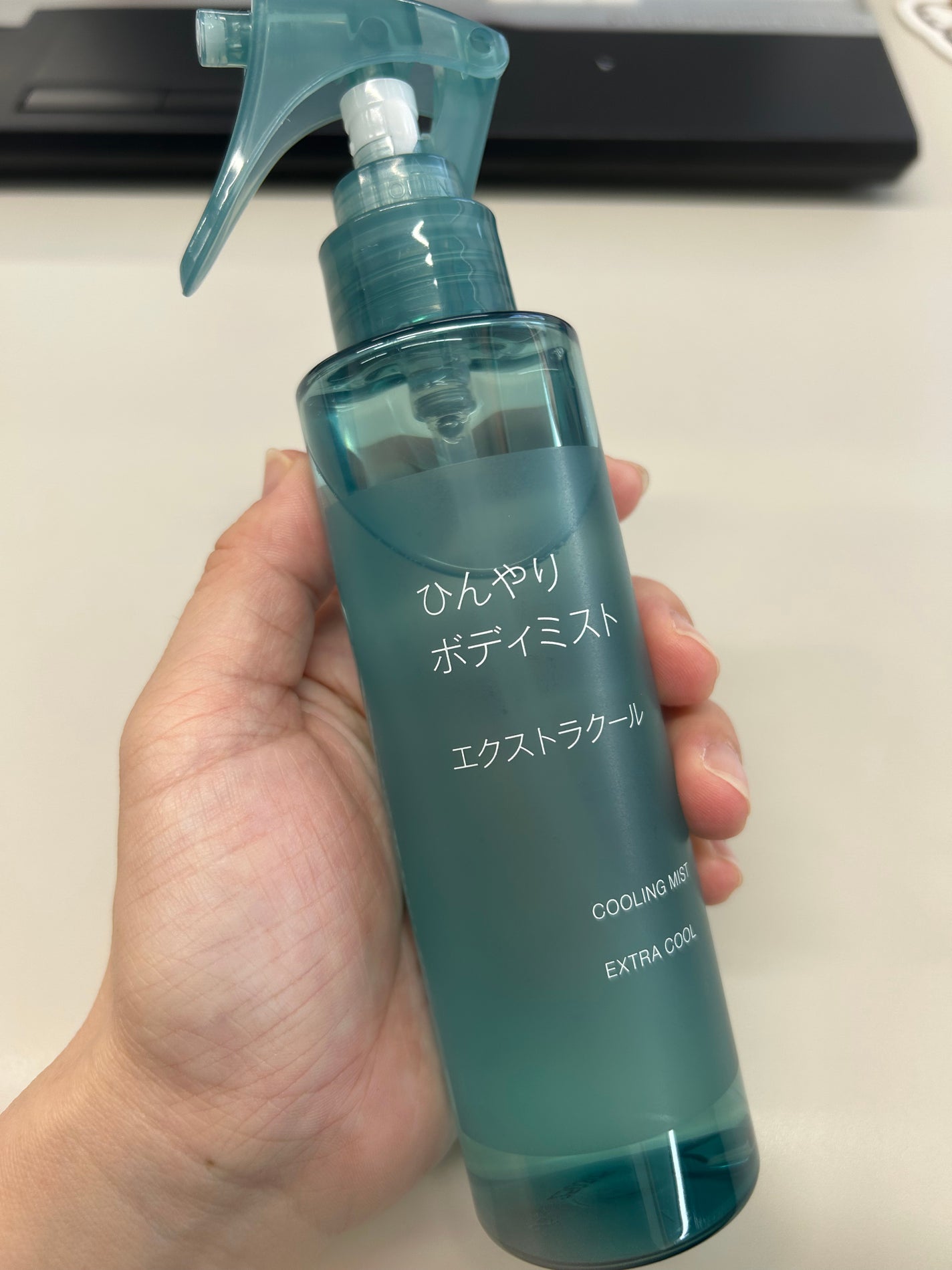 ひんやりボディミスト エクストラクール/無印良品/デオドラント・制汗剤を使ったクチコミ(1枚目)