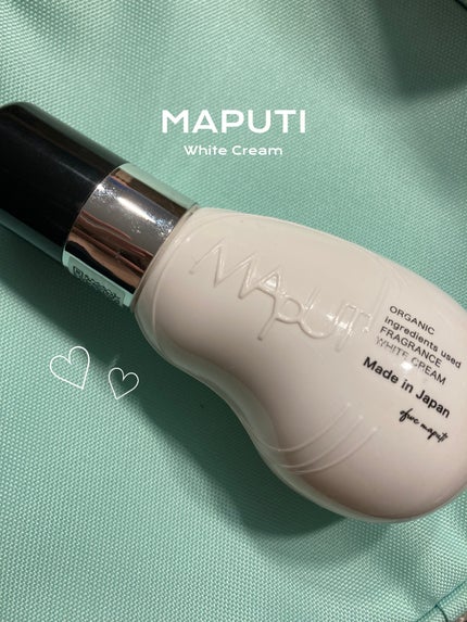 オーガニックフレグランスホワイトクリーム/MAPUTI/デリケートゾーンケアを使ったクチコミ(1枚目)