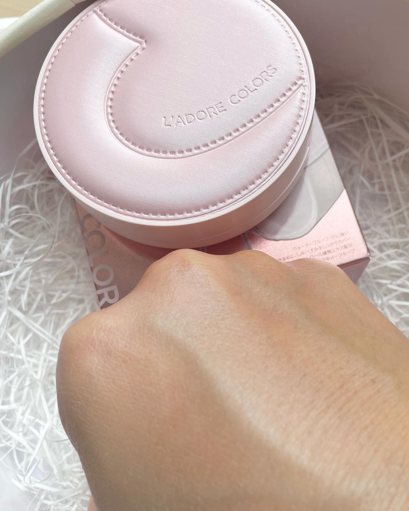 L'ADORE COLORS レインコート クッション ファンデーション/L'adore Colors/クッションファンデーションを使ったクチコミ(5枚目)