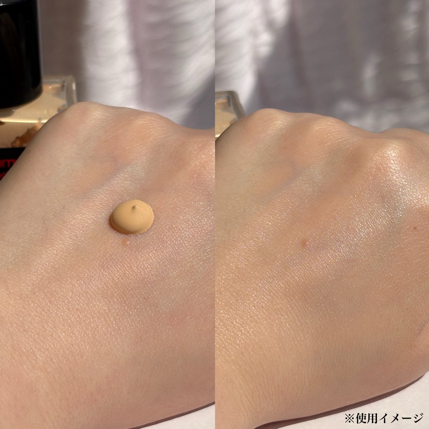 アンリミテッド ケア ツヤ セラム ファンデーション/shu uemura/リキッドファンデーションを使ったクチコミ(5枚目)