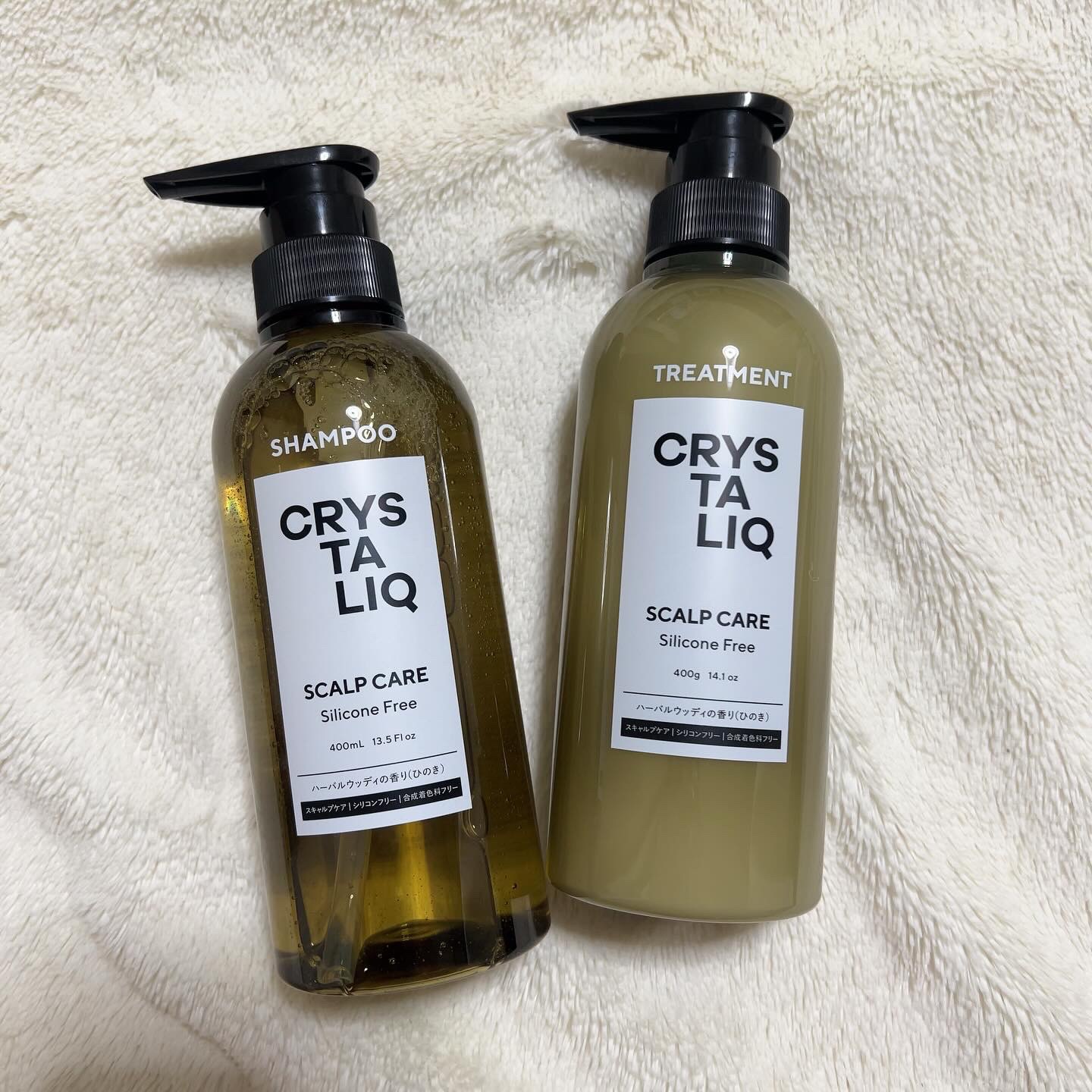 CRYSTALIQ スキャルプケア シャンプー/トリートメント/Crystaliq /市販シャンプーを使ったクチコミ（1枚目）