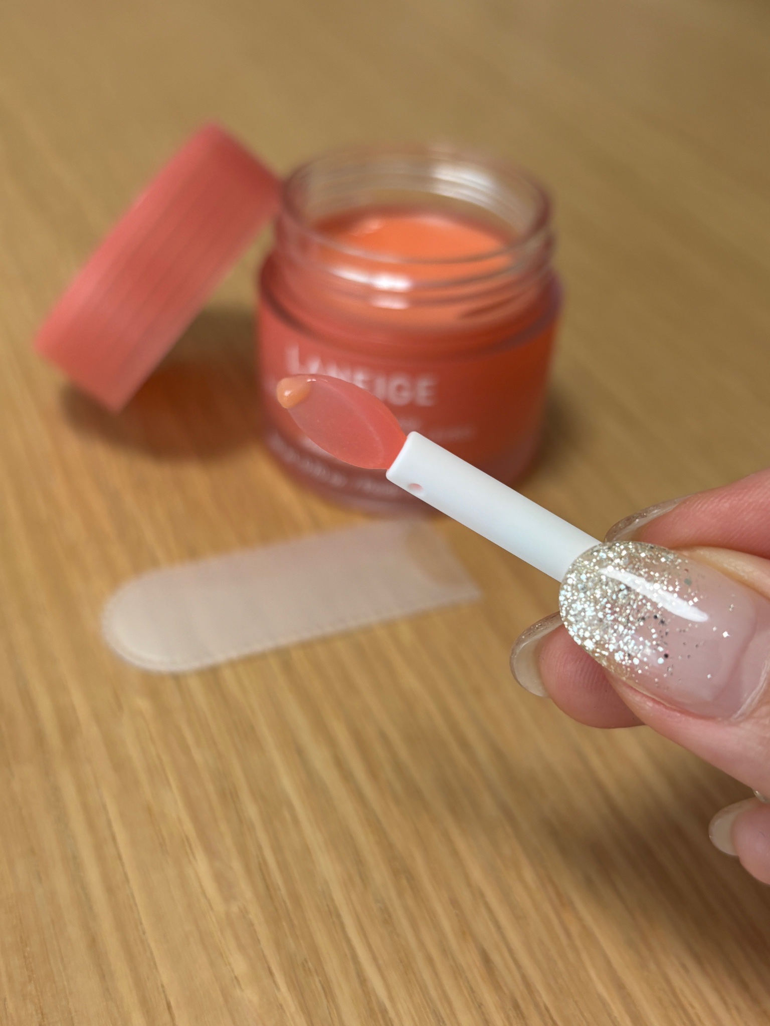 リップスリーピングマスク バニラ/LANEIGE/リップバームを使ったクチコミ（2枚目）