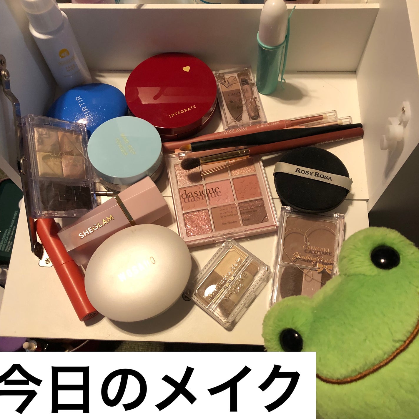 ミックスカラーチーク/CEZANNE/パウダーチークを使ったクチコミ(1枚目)