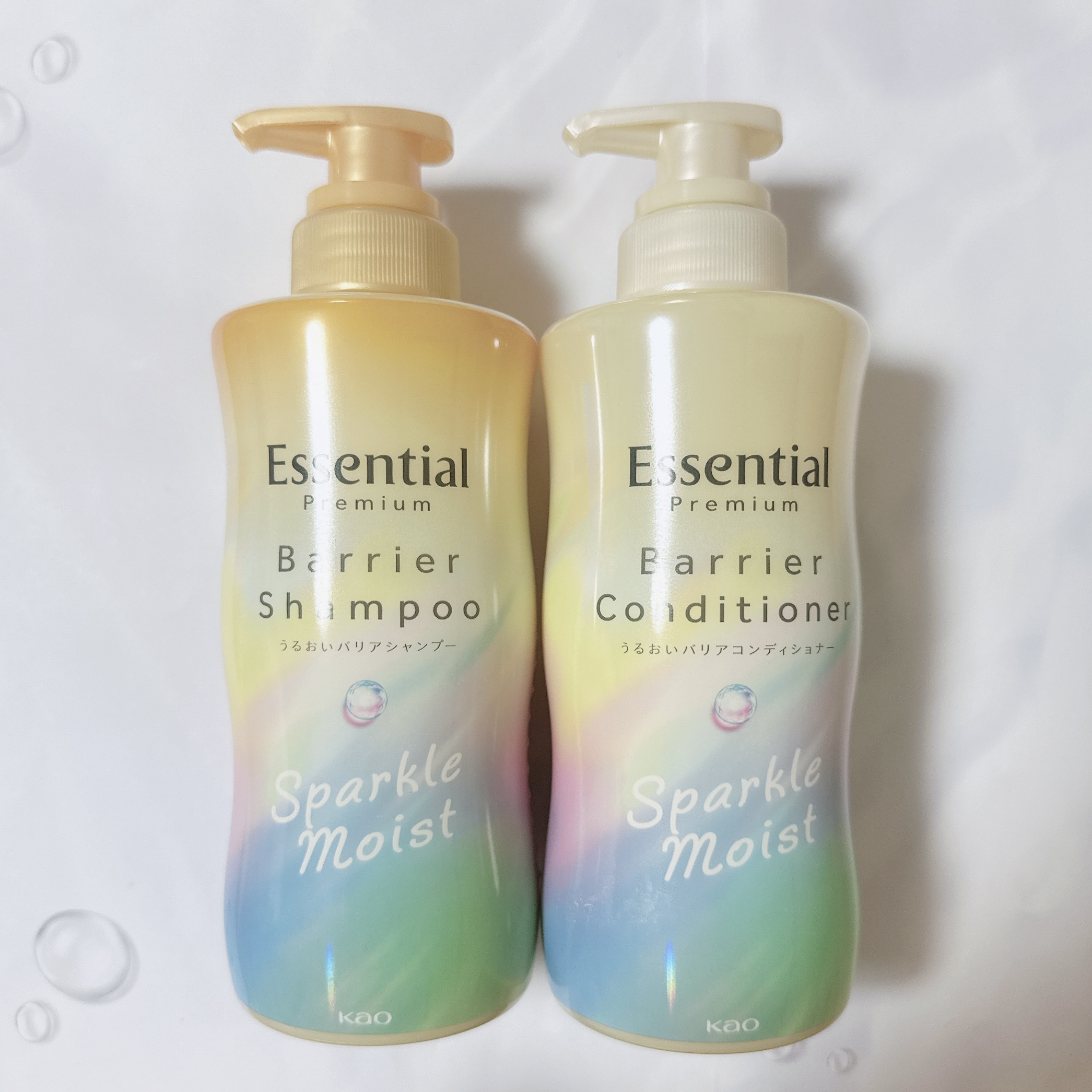 エッセンシャルプレミアム バリアシャンプー・コンディショナー スパークルモイスト/エッセンシャル/市販シャンプーを使ったクチコミ（1枚目）