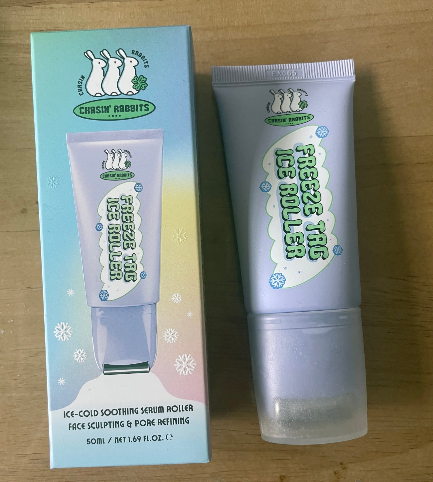 フリーズタグアイスローラー/CHASIN'RABBITS/美容液を使ったクチコミ(3枚目)