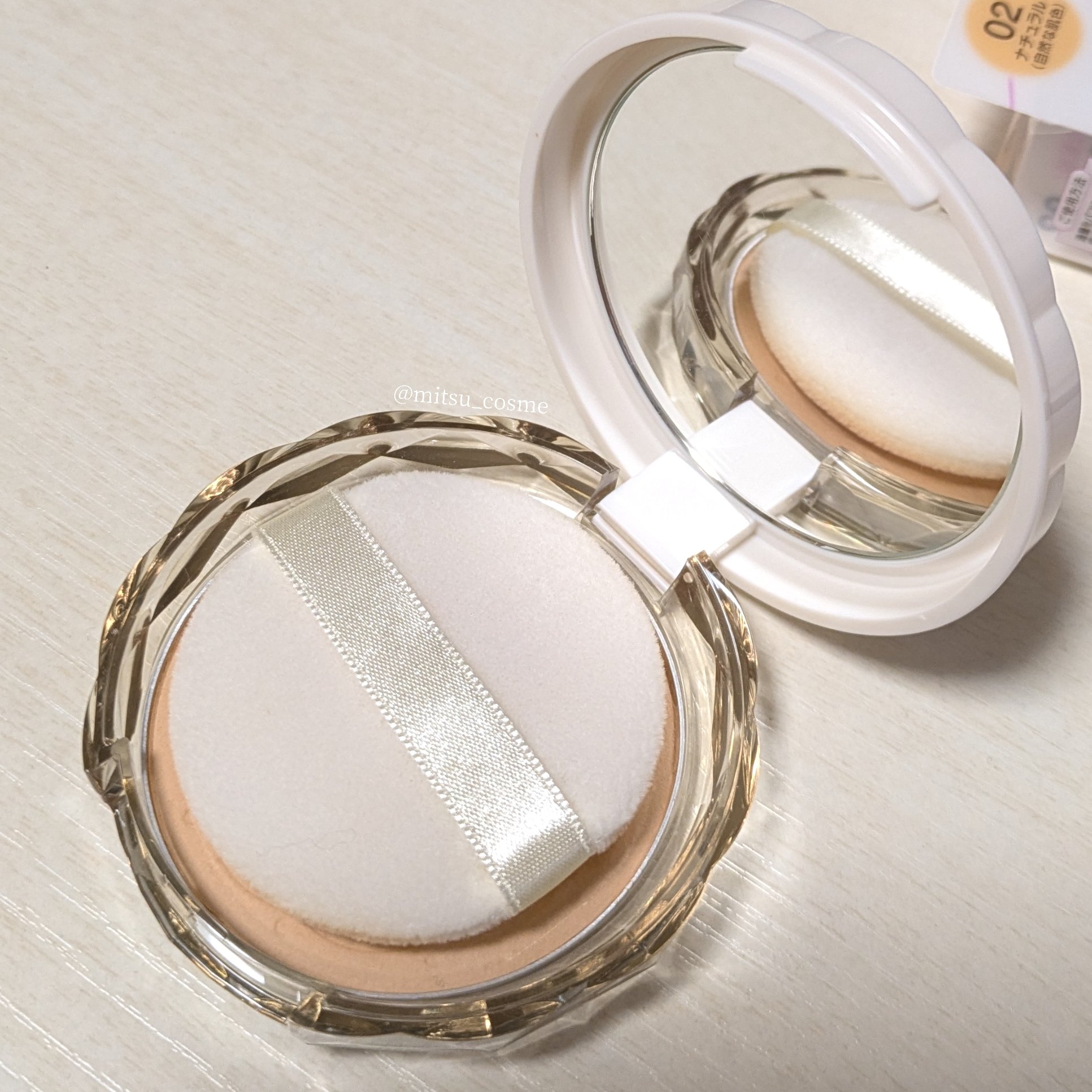 UVシルクカバーパウダー 02 ナチュラル/CEZANNE/プレストパウダーを使ったクチコミ（3枚目）