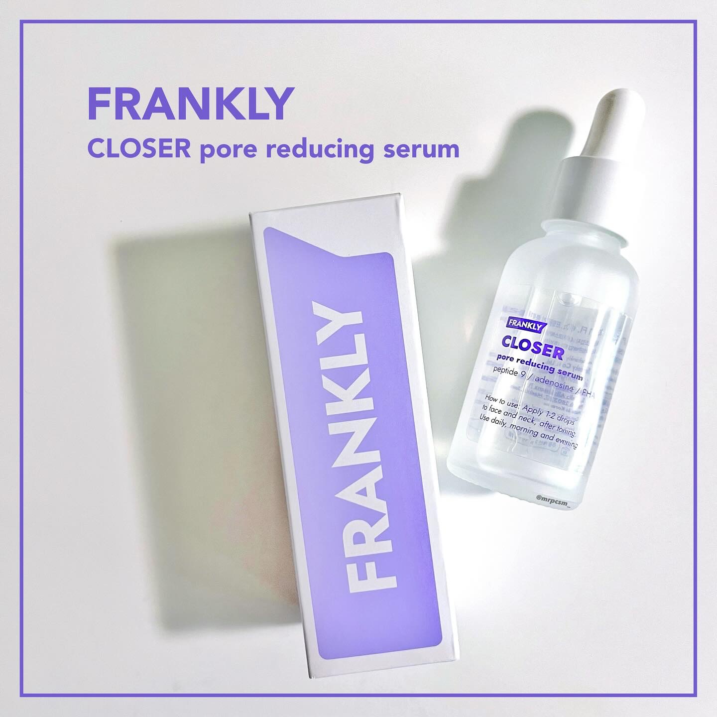 クローザーセラム/Frankly/美容液を使ったクチコミ（1枚目）