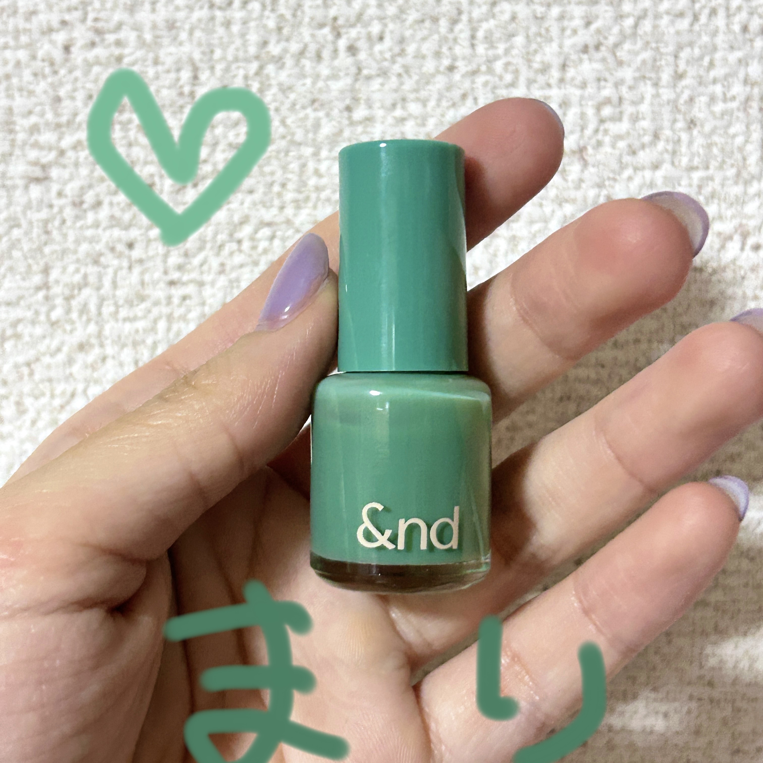 アンドバイロムアンド　グラッシードロップネイル/&nd by rom&nd/マニキュアを使ったクチコミ（3枚目）