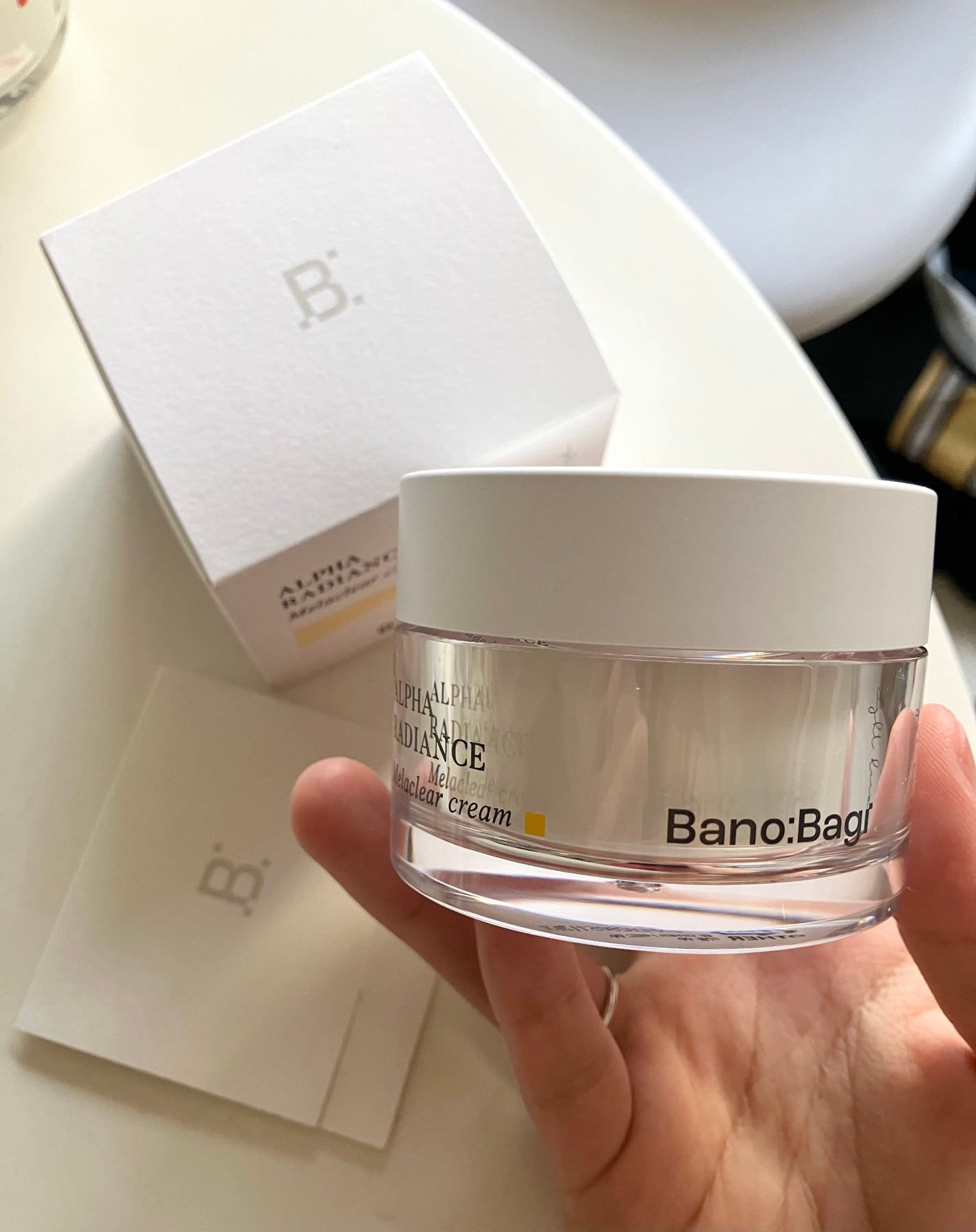 アルファラディアンスメラクリア クリーム/BANOBAGI/フェイスクリームを使ったクチコミ(1枚目)