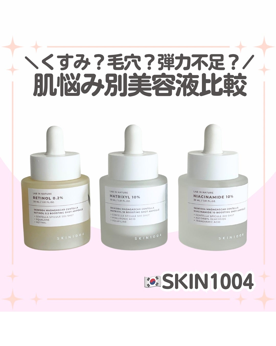 レチノール 0.2 ブースティングショット アンプル/SKIN1004/美容液を使ったクチコミ(1枚目)