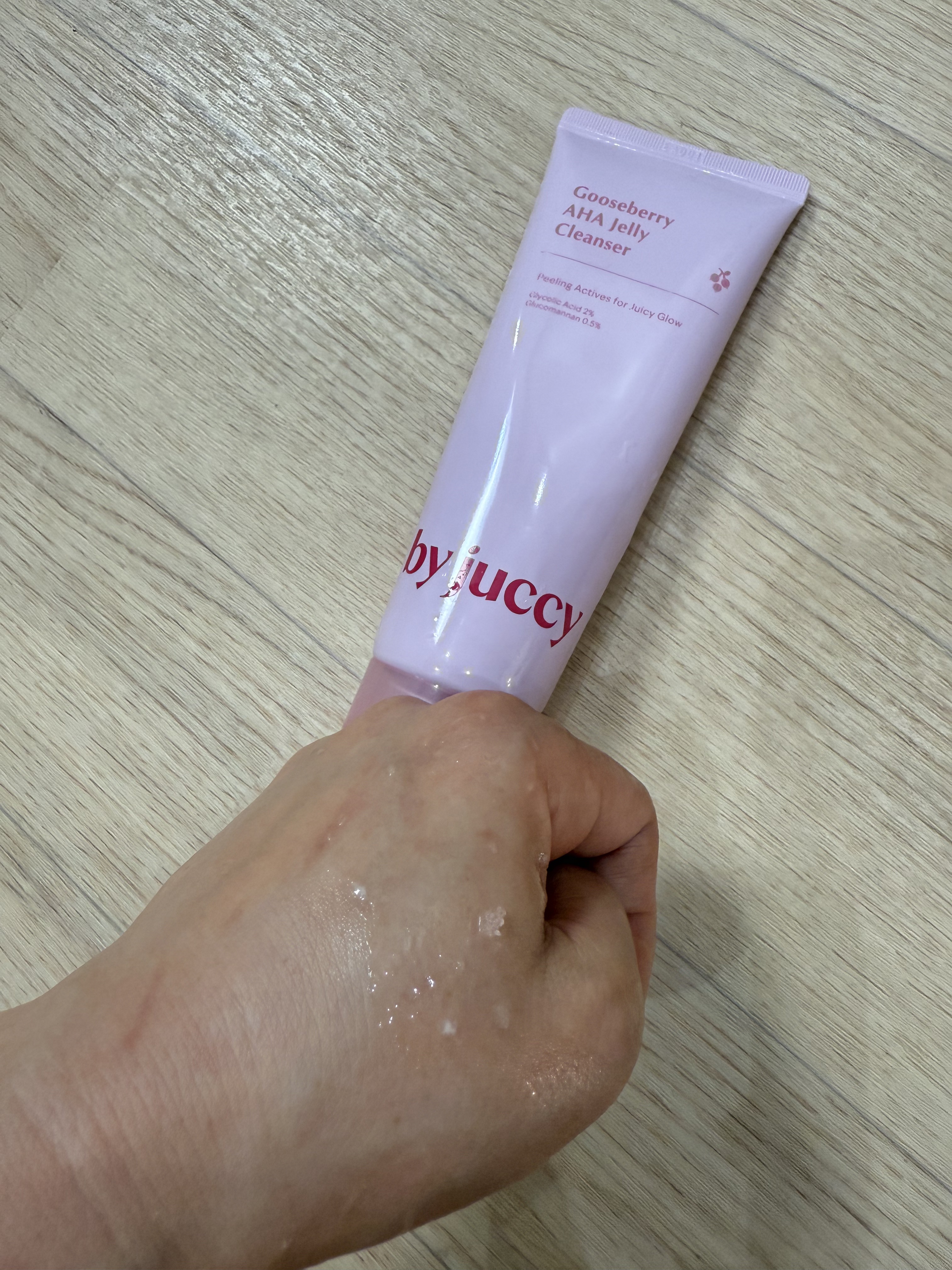 Gooseberry AHA Jelly Cleanser/By Juccy/クレンジングジェルを使ったクチコミ（1枚目）