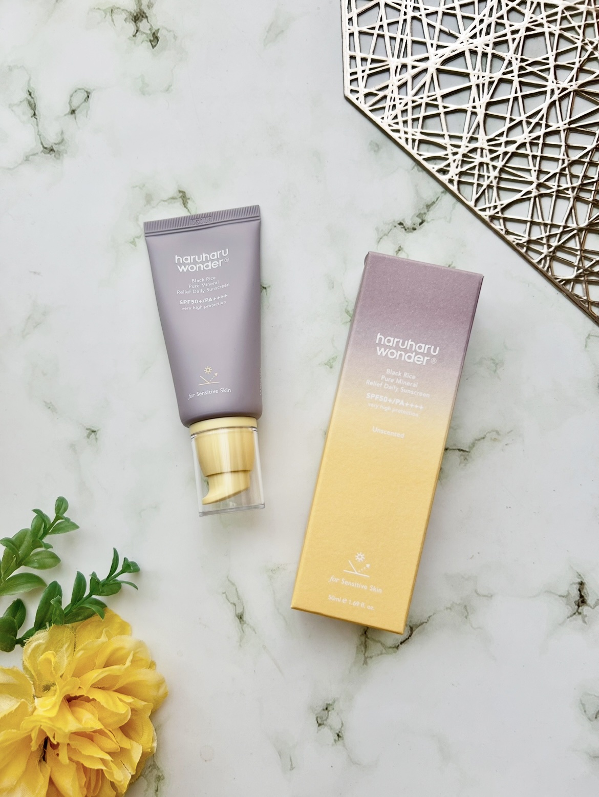 ブラックライス ピュア ミネラル リリーフ デイリー サンスクリーン/haruharu wonder/日焼け止めクリームを使ったクチコミ（1枚目）