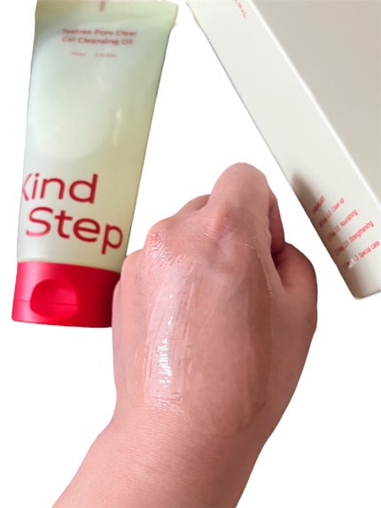 ティーツリージェルクレンジングオイル/KindStep/クレンジングジェルを使ったクチコミ(4枚目)