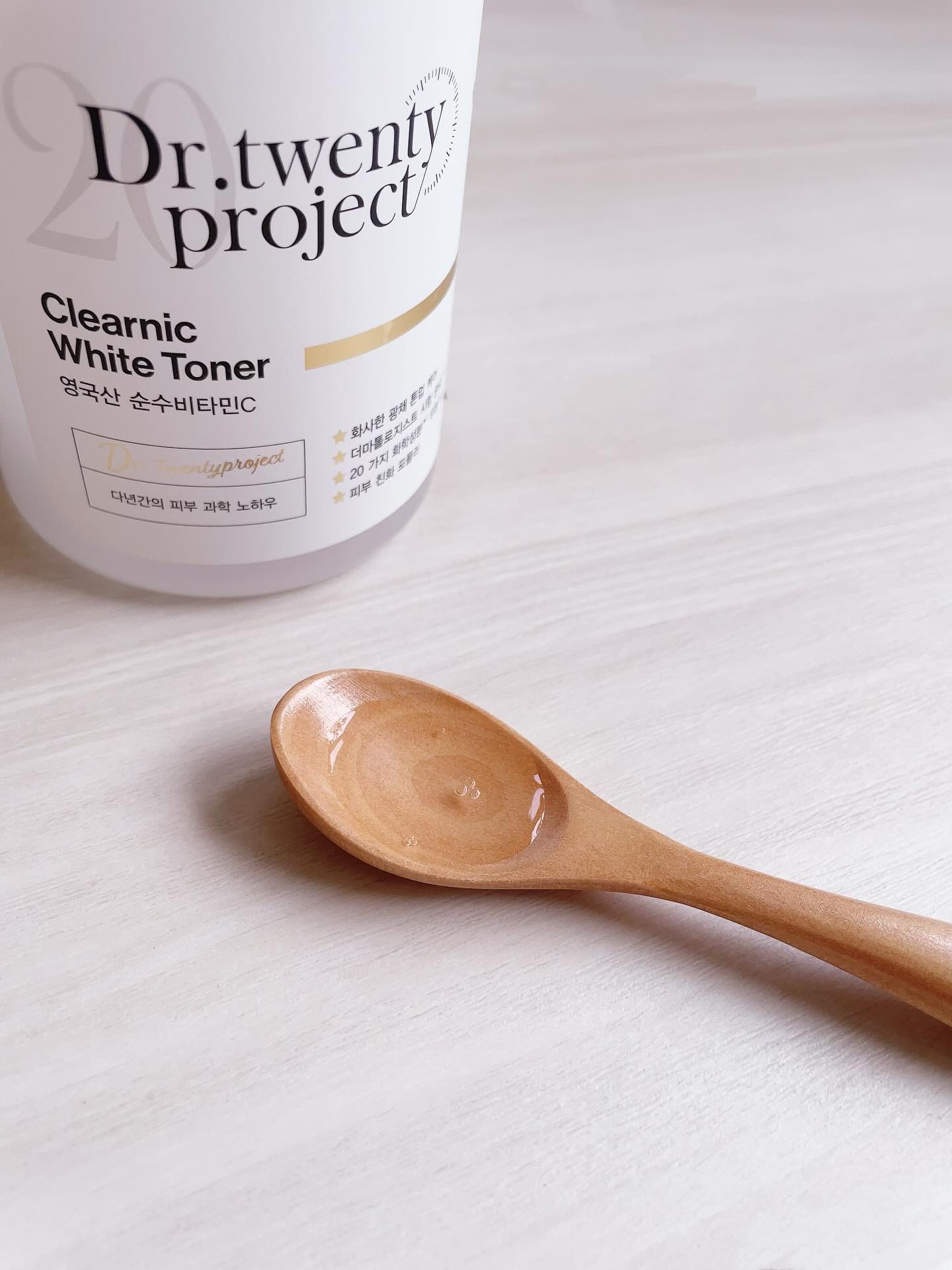 クリアニックホワイトトナー/Dr.Twenty Project/化粧水を使ったクチコミ（2枚目）