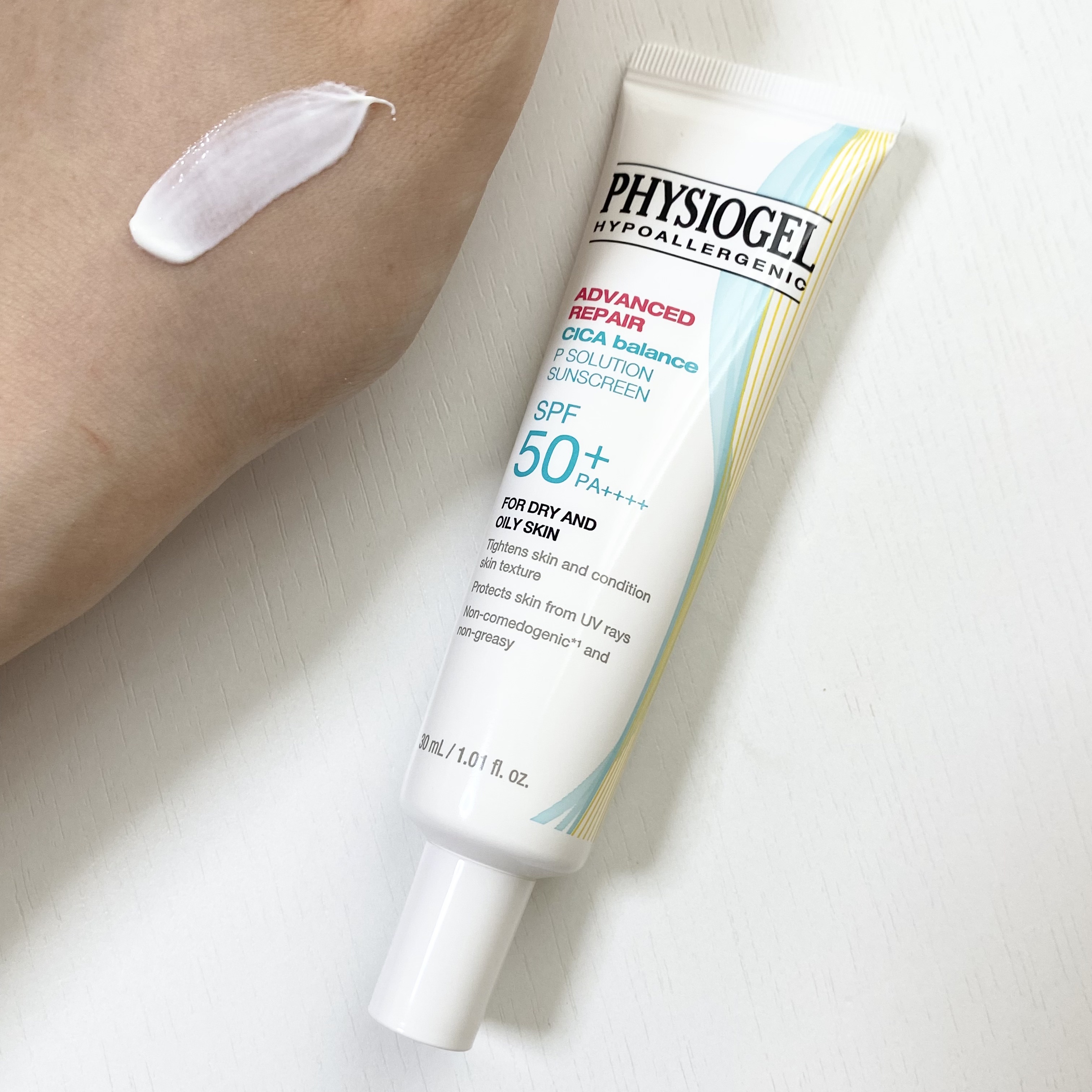 アドバンスドリペア　シカ　バランス　Ｐソリューション　サンスクリーン/PHYSIOGEL/日焼け止めクリームを使ったクチコミ（3枚目）