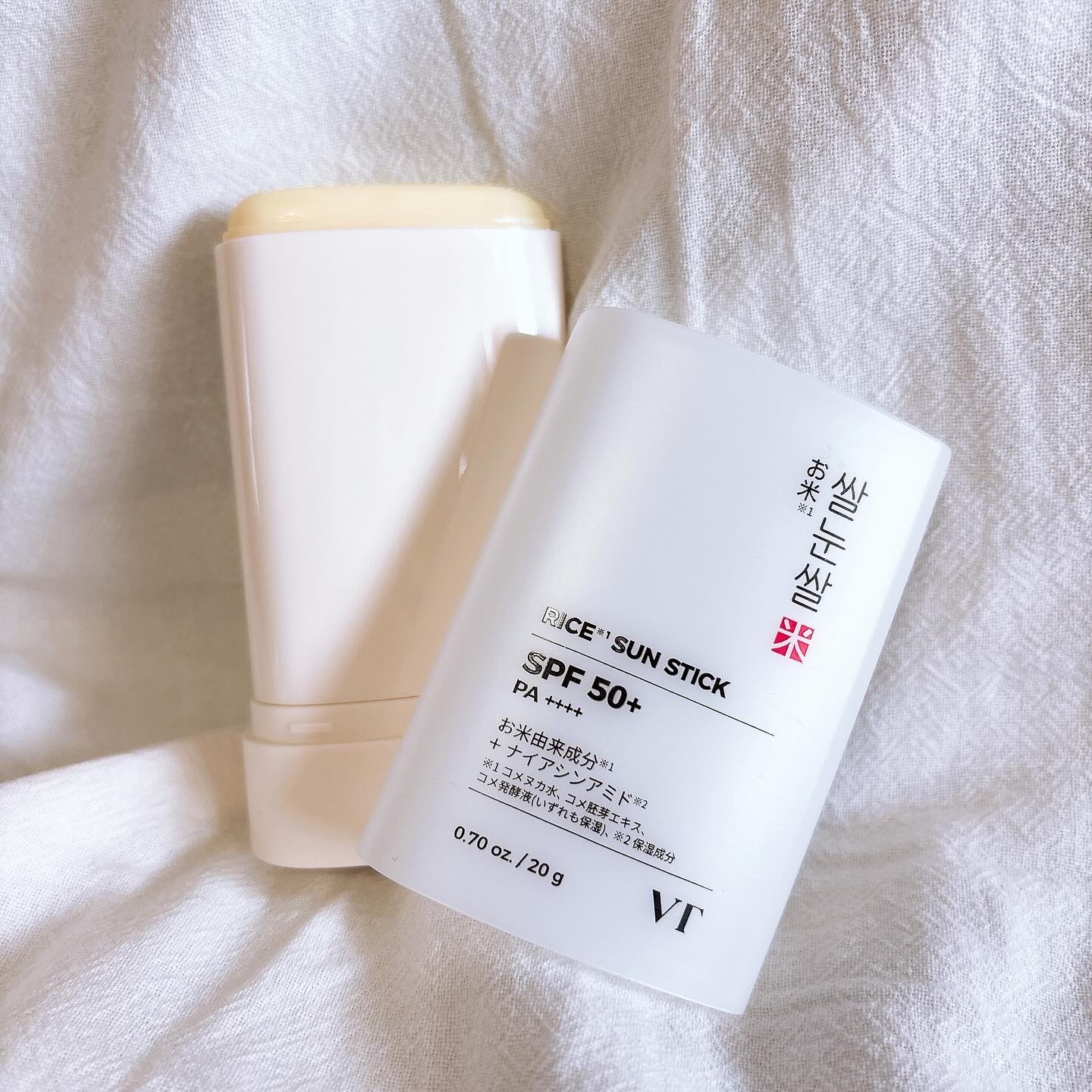 お米サンスティック/VT/日焼け止めスティックを使ったクチコミ（1枚目）