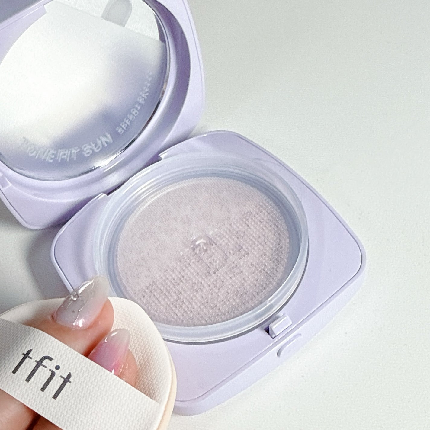 ベースフィットトーンアップサンクッション/TFIT/クッションファンデーションを使ったクチコミ(3枚目)