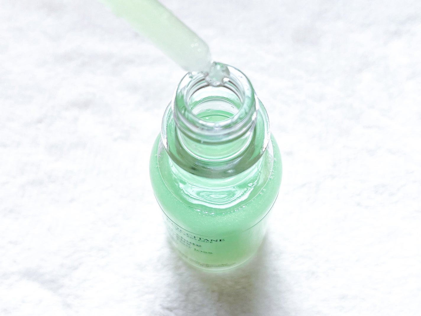 薬用 メディカル アンチヘアロスセラム/L'OCCITANE/頭皮ローションを使ったクチコミ(3枚目)