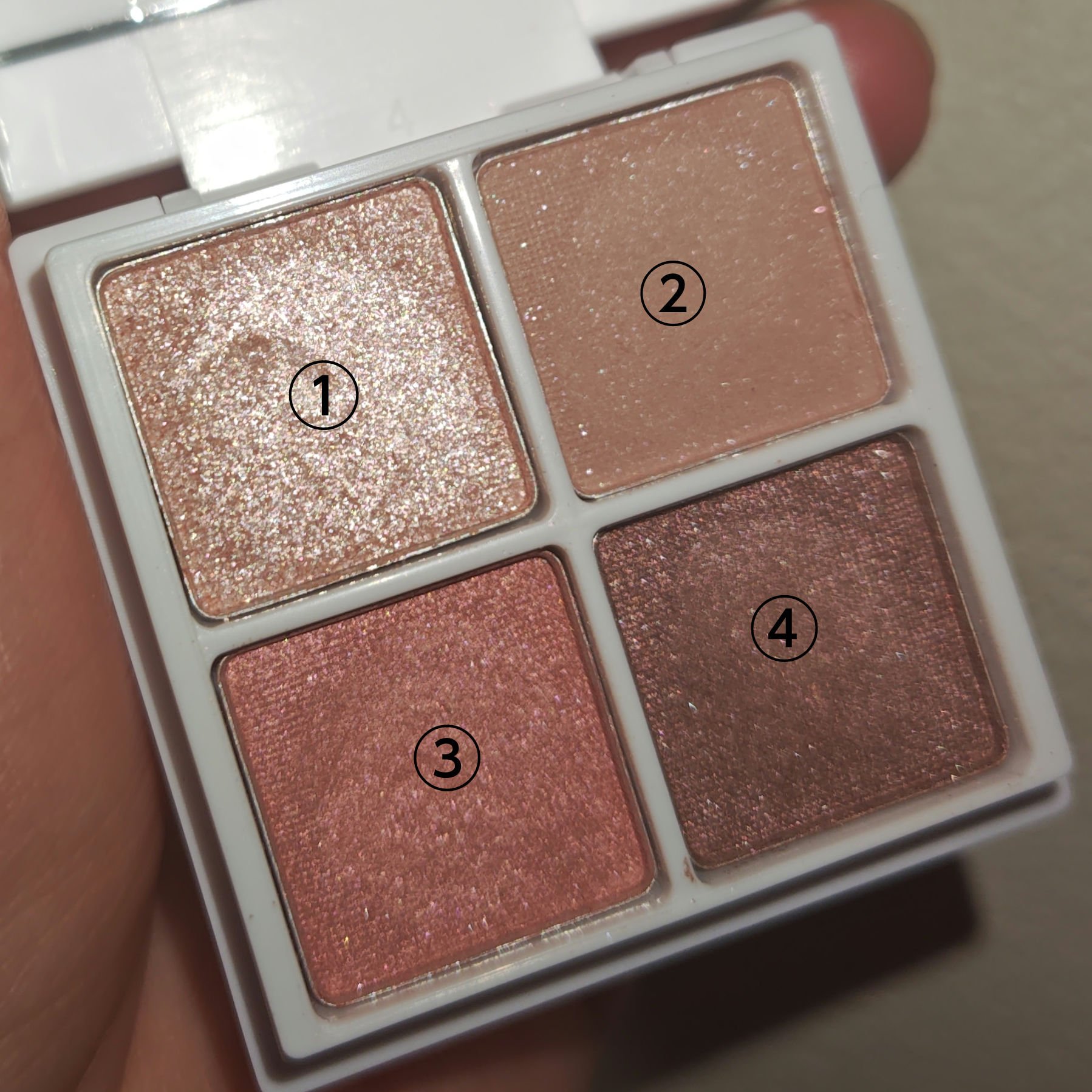 アイデイト ミニマルパレット/IDATE/ジェル・クリームアイシャドウを使ったクチコミ（3枚目）