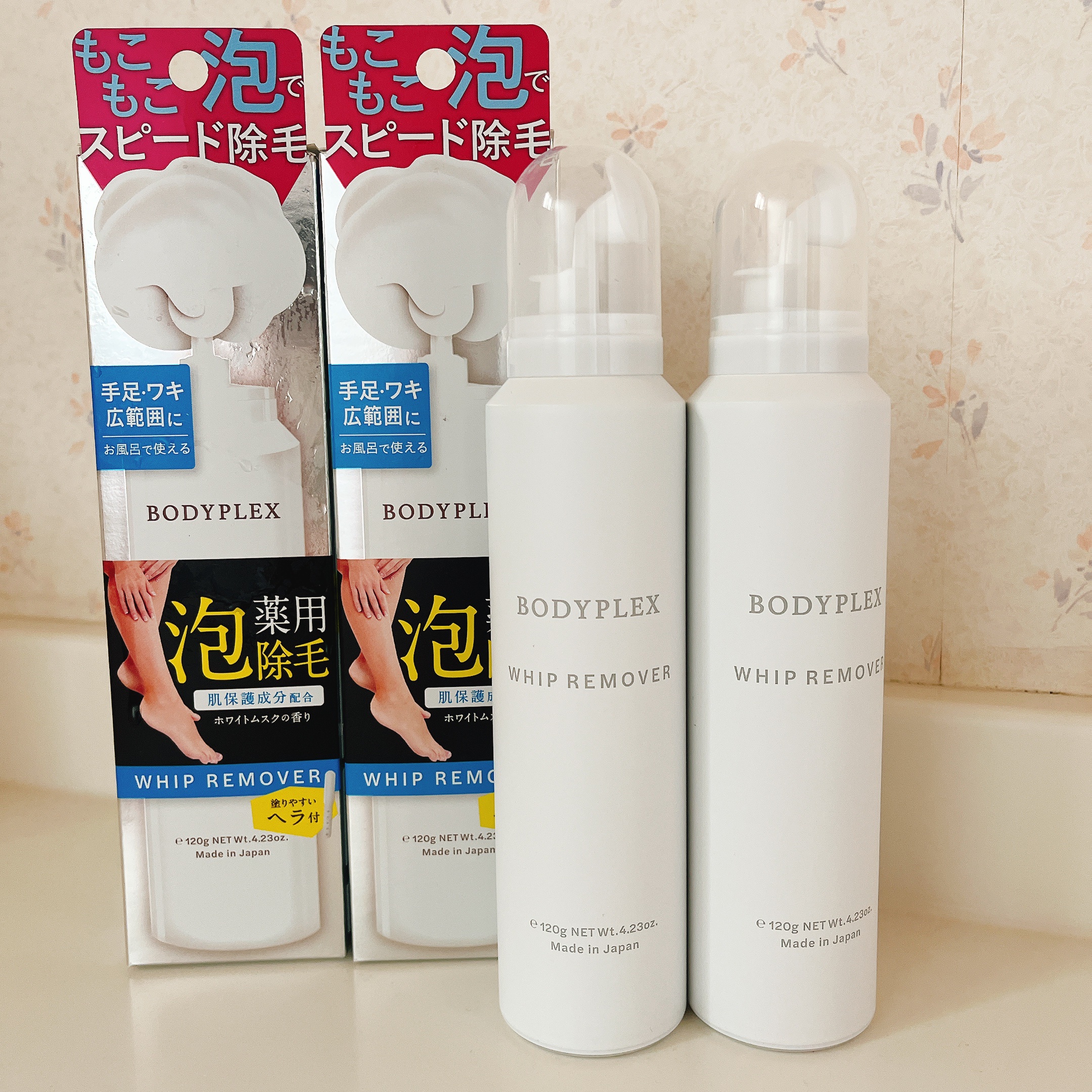 ホイップリムーバーEX/BODYPLEX/除毛クリームを使ったクチコミ（1枚目）