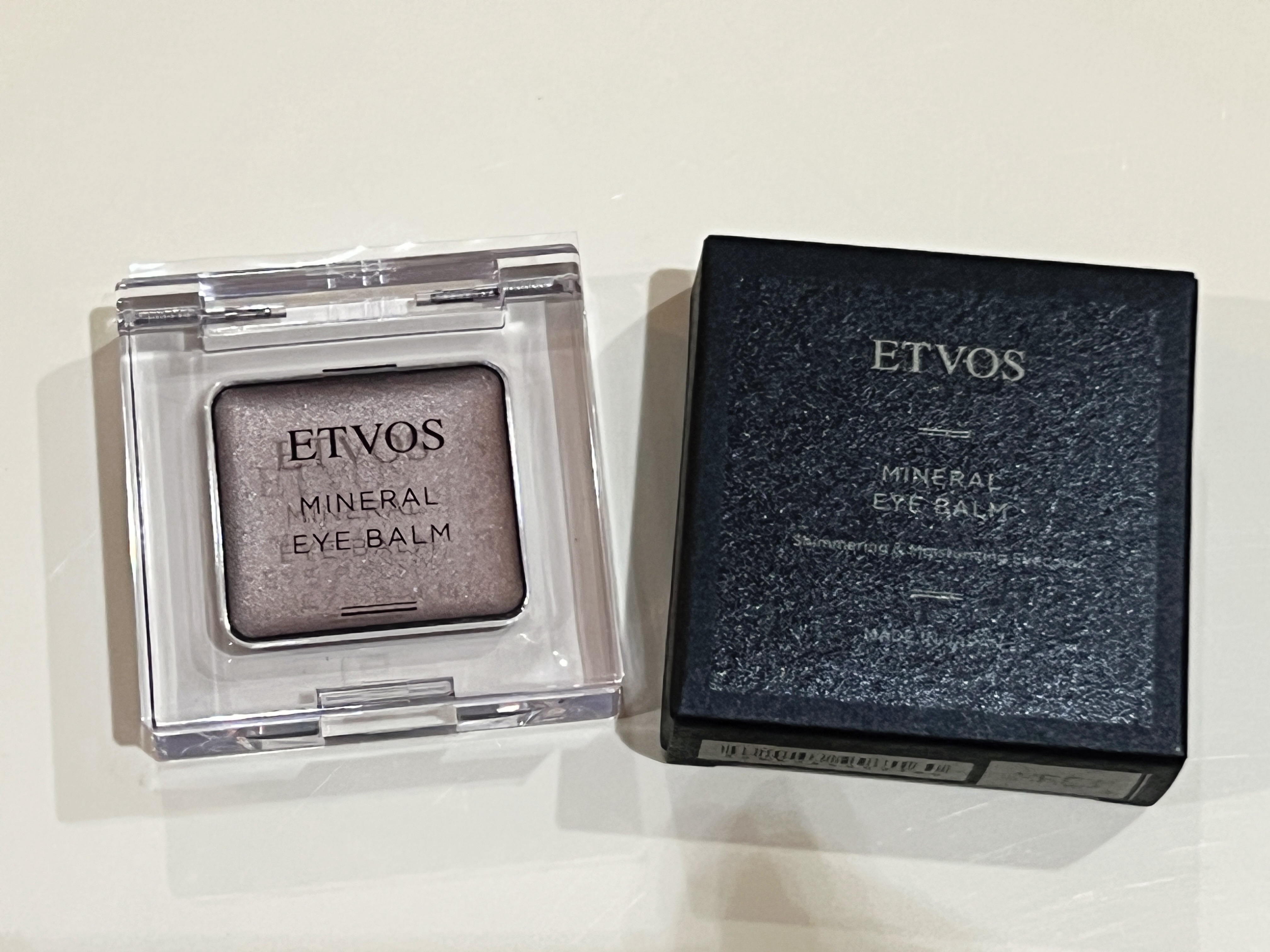 ミネラルアイバーム/エトヴォス/ジェル・クリームアイシャドウを使ったクチコミ（1枚目）