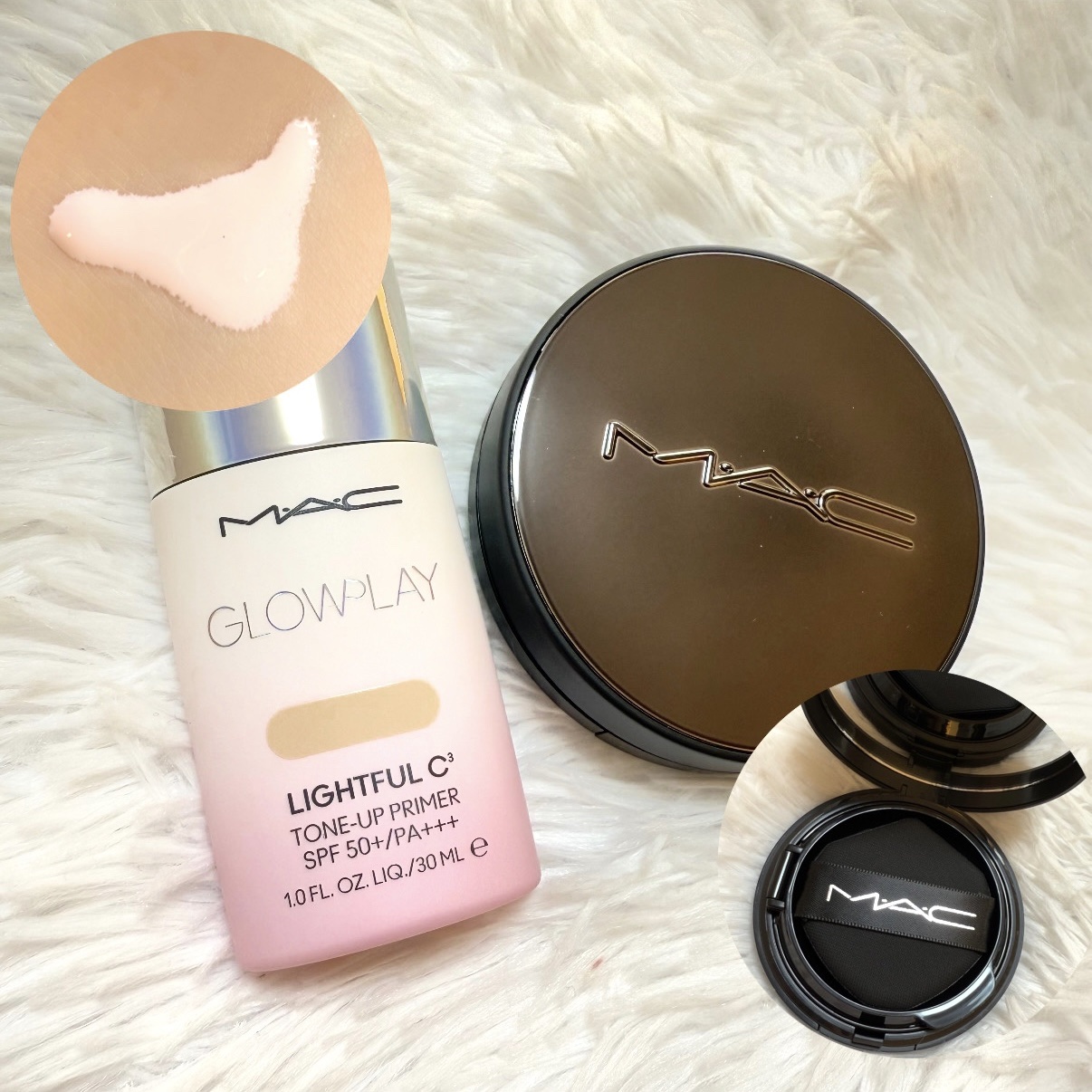 #PR

M・A・C (マック)

♡ グロープレイライトフルC3
トーン アップ プライマー SPF 50+ <PA+++>

color : フレッシュ ピーチ

化粧下地✨薄肌仕上がりが好きな方に◎
血色感も程よくて人を選ばない自然な