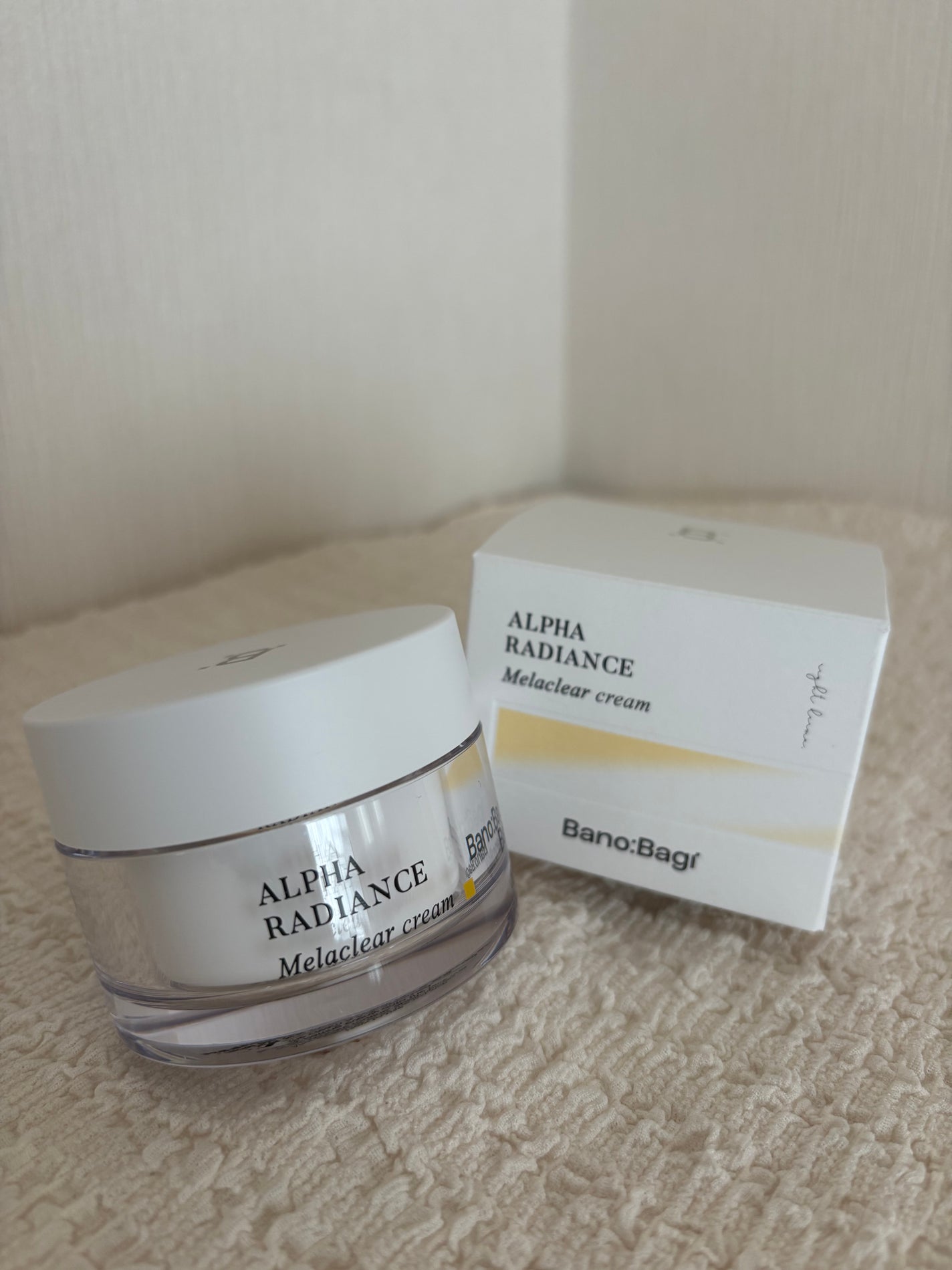 アルファラディアンスメラクリア クリーム/BANOBAGI/フェイスクリームを使ったクチコミ(1枚目)