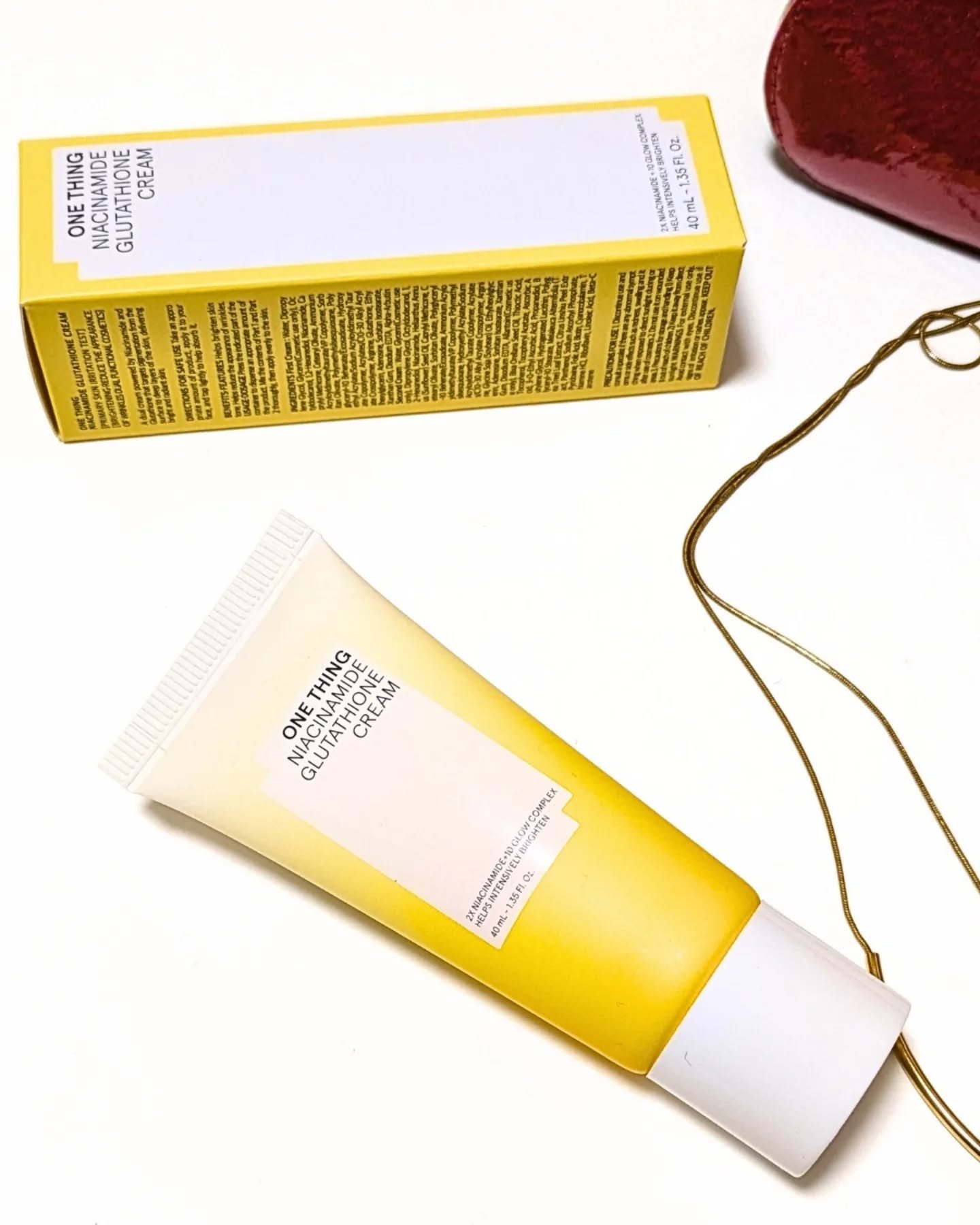 ナイアシンアミド グルタチオン クリーム/ONE THING/フェイスクリームを使ったクチコミ（1枚目）