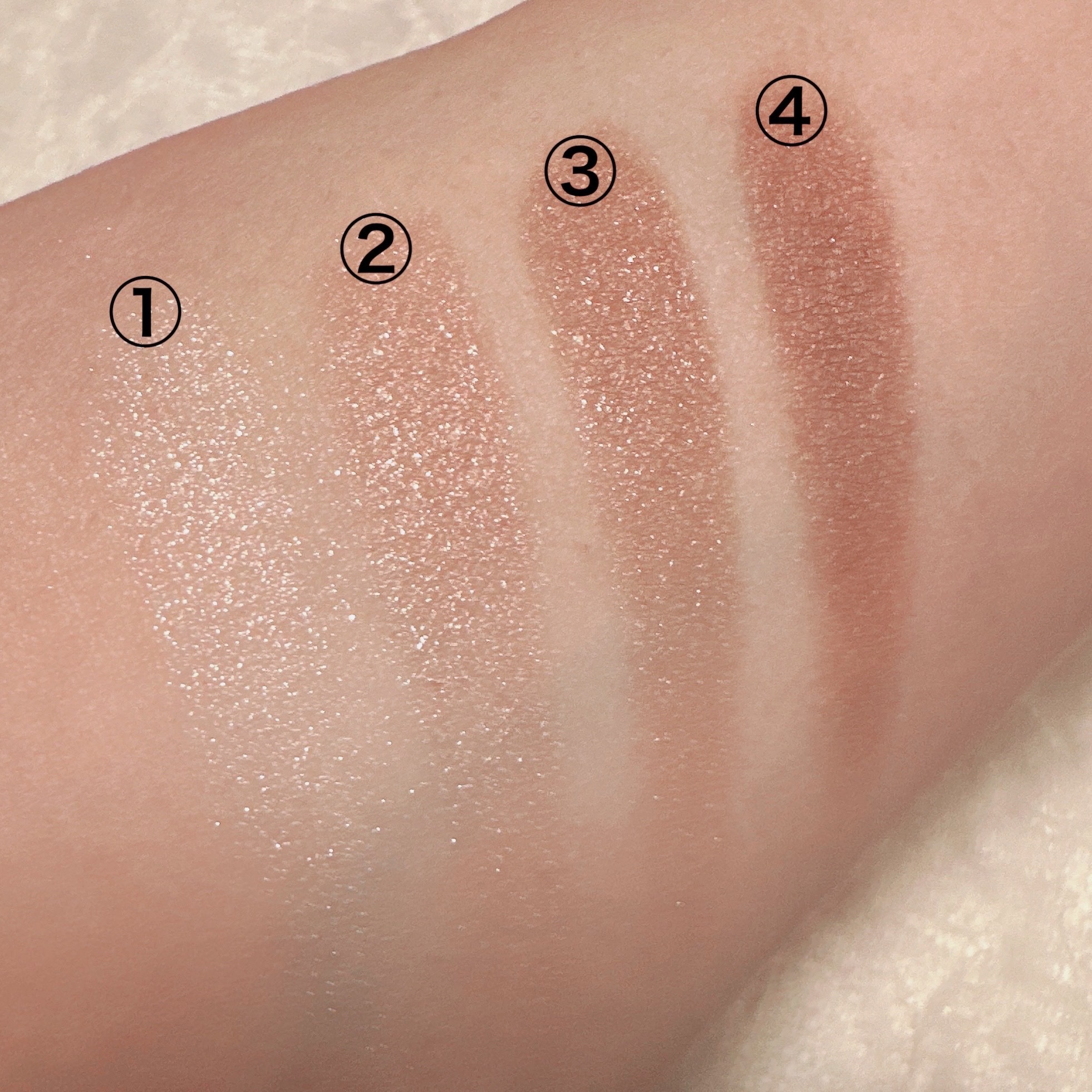 スキンシャドウ デザイニング パレット/DECORTÉ/アイシャドウパレットを使ったクチコミ（3枚目）