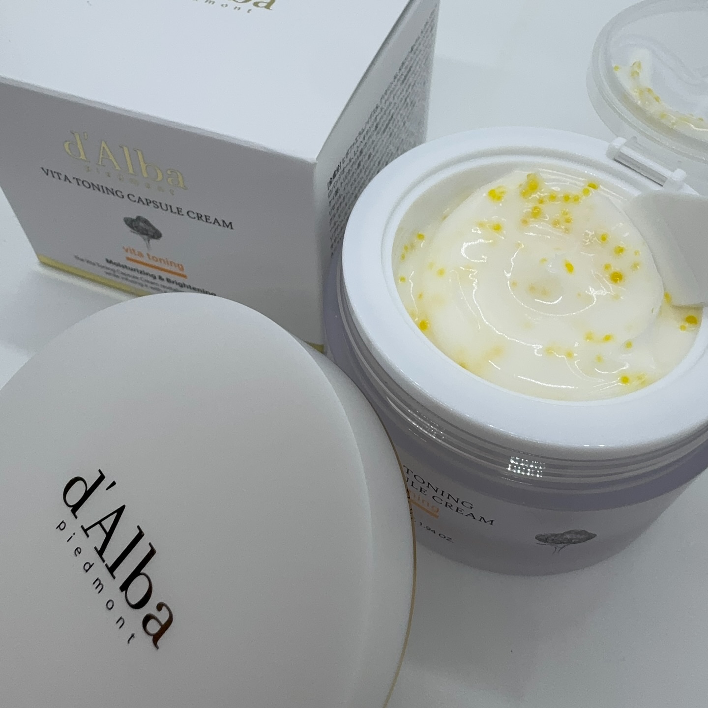 ビタトーニングカプセルクリーム/ダルバ/フェイスクリームを使ったクチコミ（1枚目）