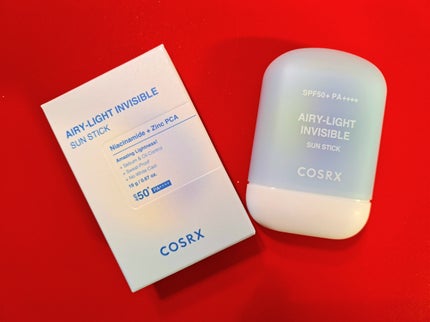 エアリーライト 透明UVスティック/COSRX/日焼け止めスティックを使ったクチコミ(1枚目)