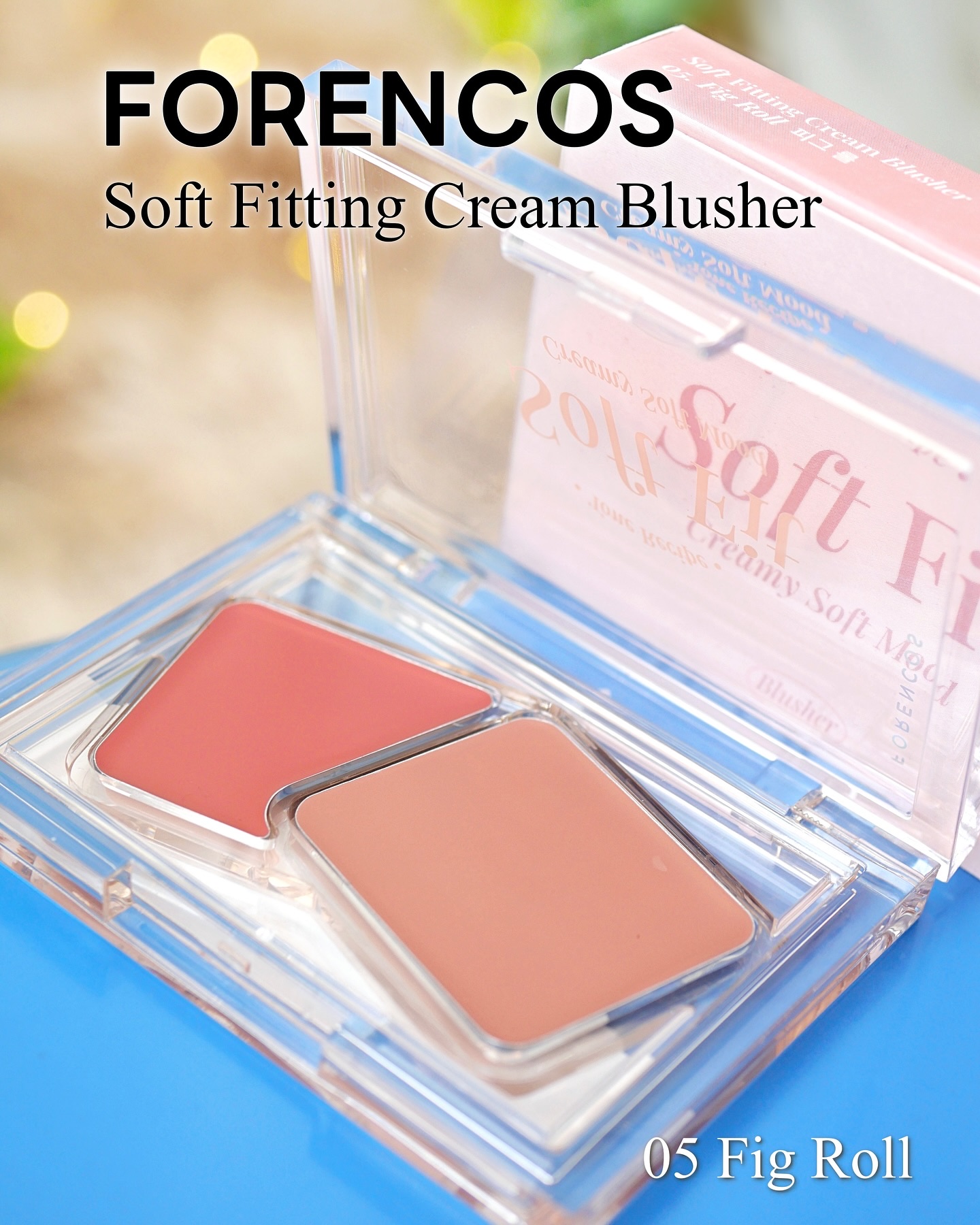 Soft Fitting Cream Blusher 05 フィグロール/フォレンコス/ジェル・クリームチークを使ったクチコミ（1枚目）