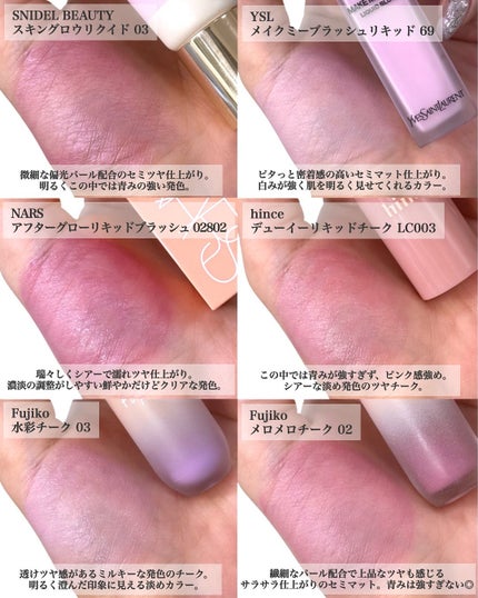 アフターグロー リキッドブラッシュ/NARS/リキッドチークを使ったクチコミ(3枚目)