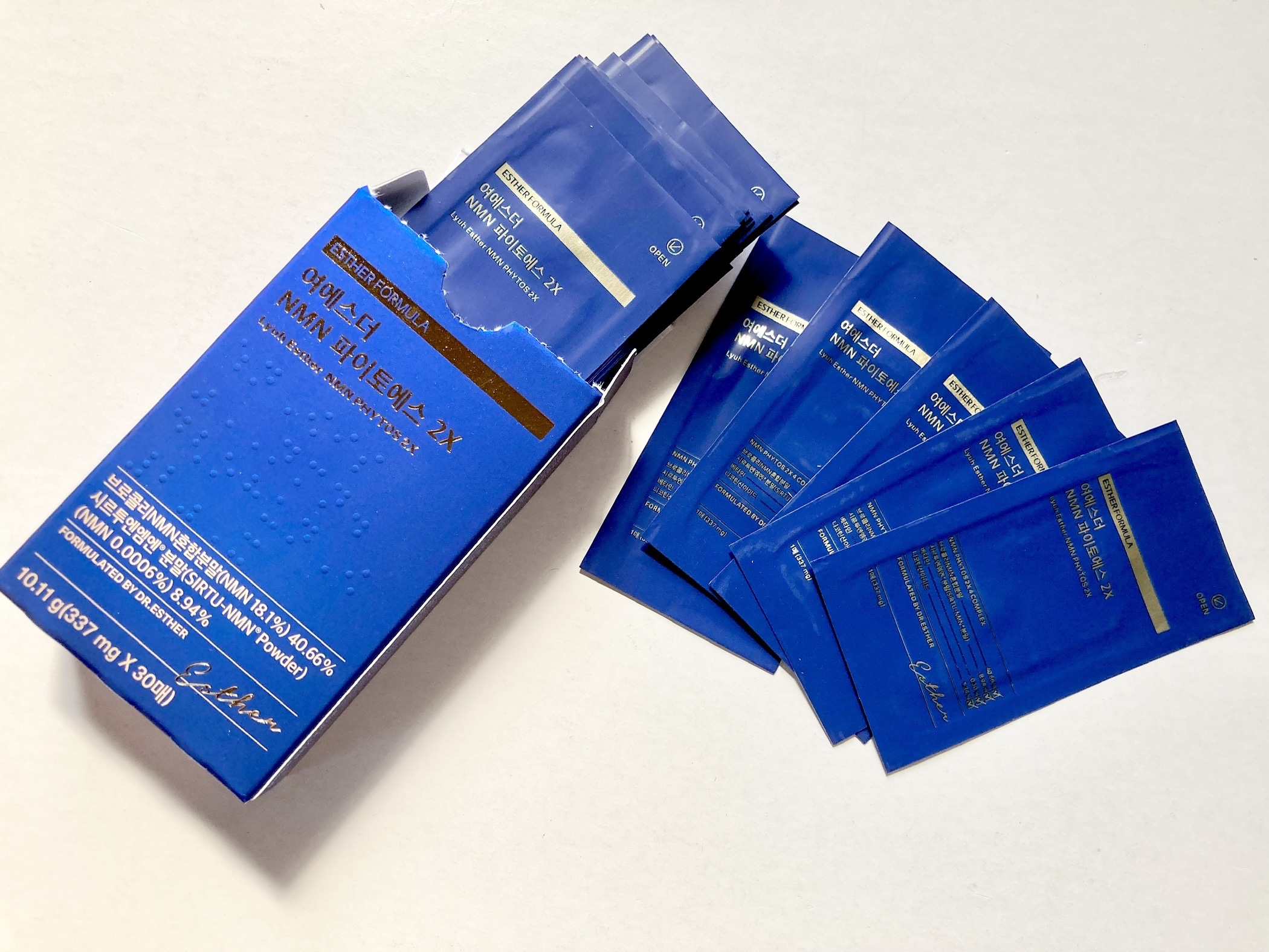 ヨエスター植物性NMNフィトエス２Xフィルム/ESTHER FORMULA/美容サプリメントを使ったクチコミ（1枚目）