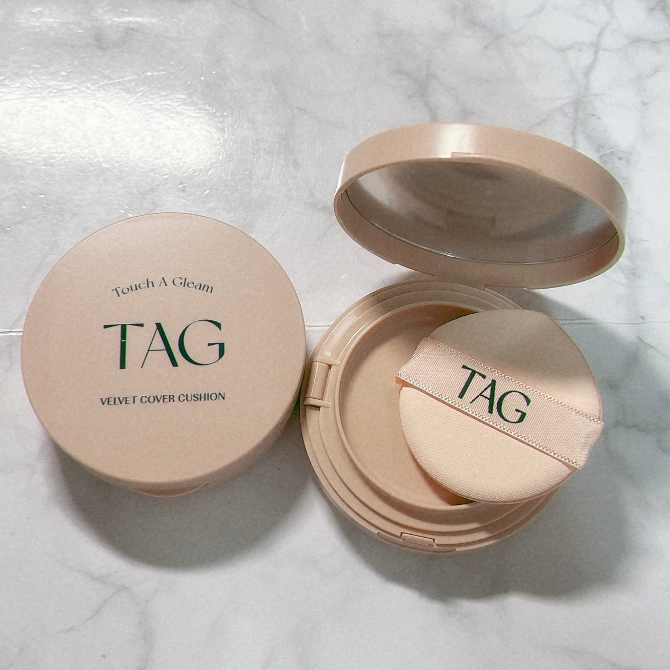 ベルベットカバークッション/TAG/クッションファンデーションを使ったクチコミ(1枚目)