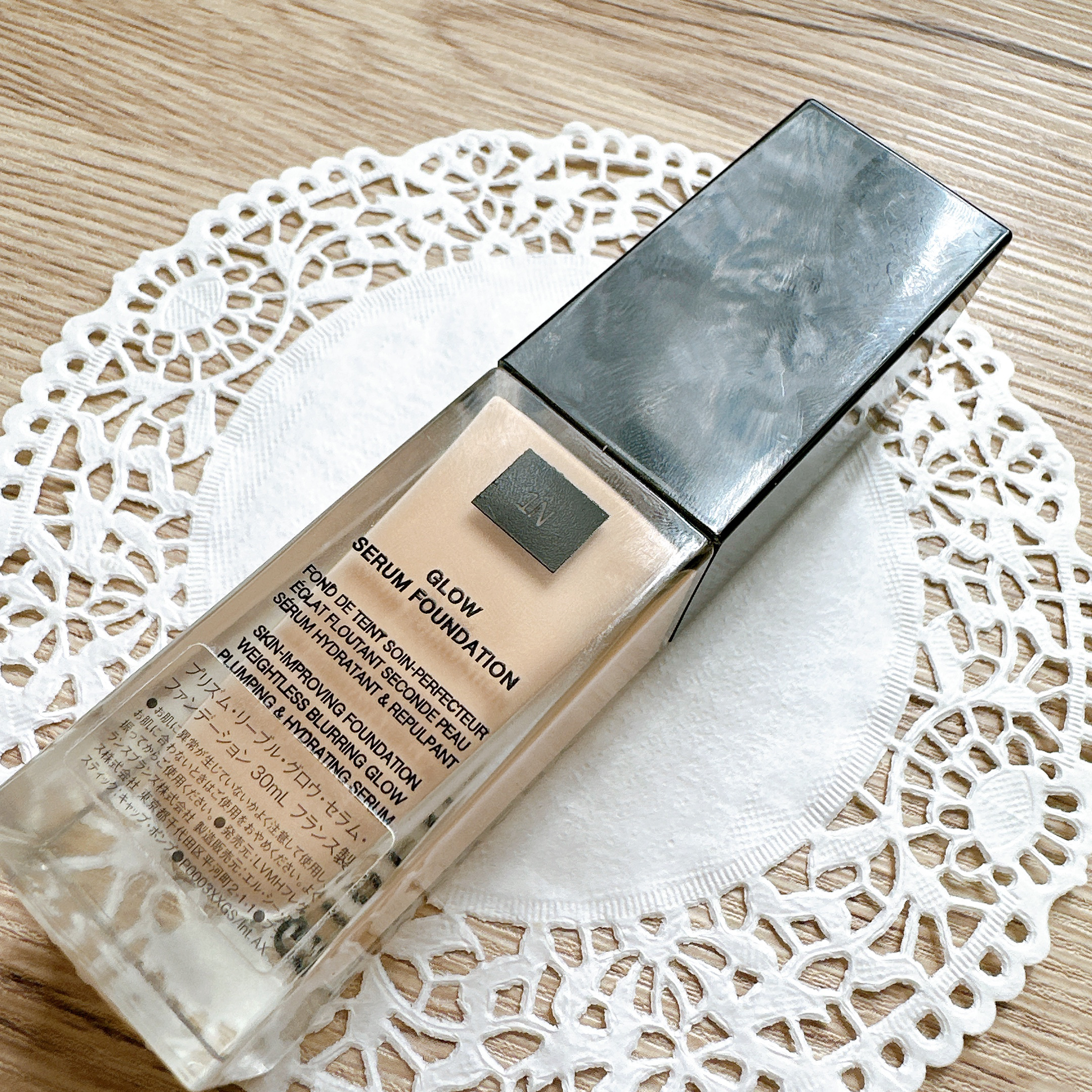 プリズム･リーブル･グロウ･セラム･ ファンデーション/GIVENCHY/リキッドファンデーションを使ったクチコミ（3枚目）