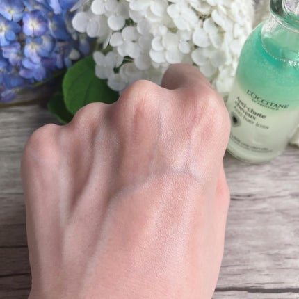 薬用 メディカル アンチヘアロスセラム/L'OCCITANE/頭皮ローションを使ったクチコミ(4枚目)