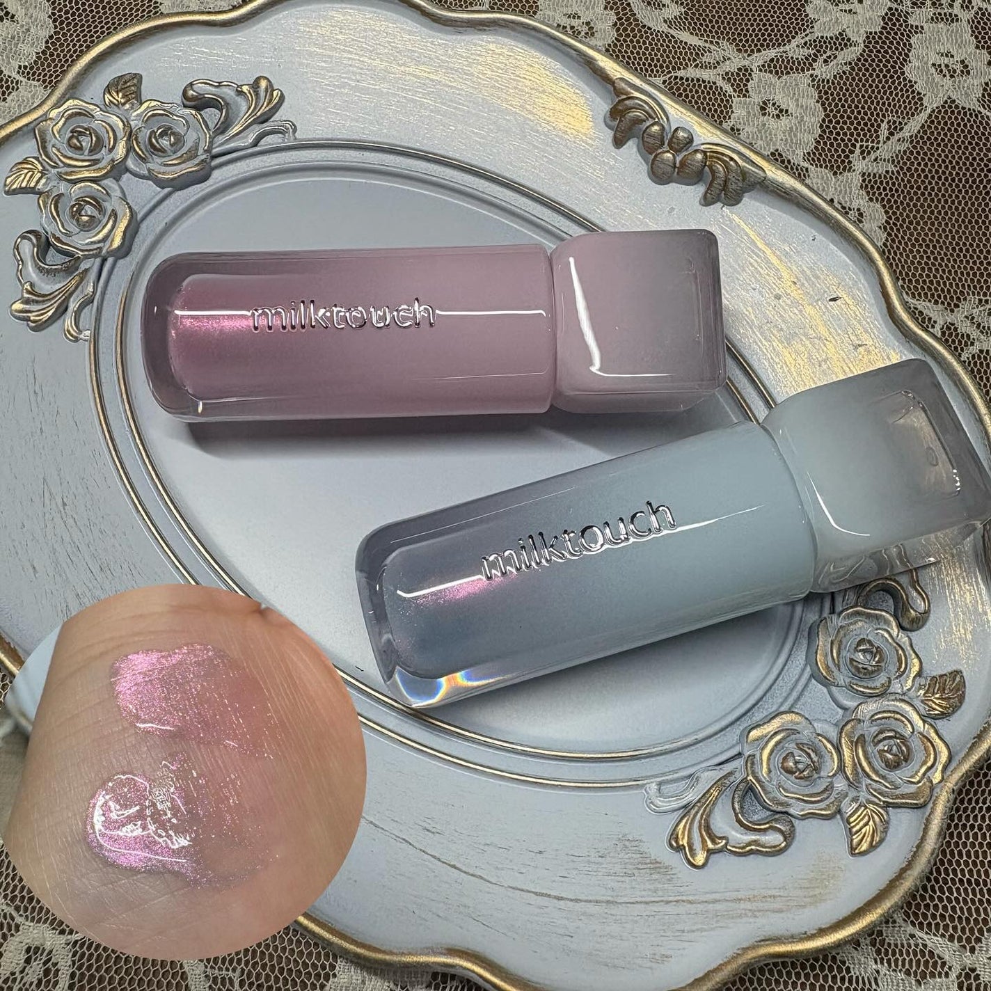 デューステインシアーオーロラグロス/Milk Touch/リップグロスを使ったクチコミ(1枚目)
