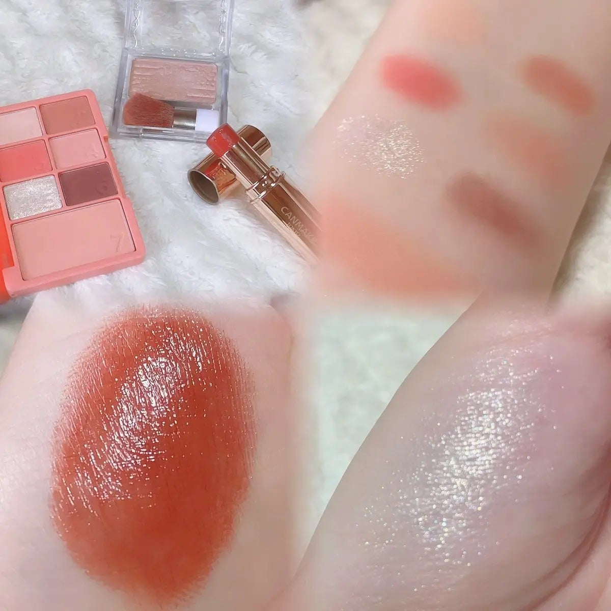 yuco/フォロバ100 on LIPS 「#今日のメイクオレンジブラウンメイク🍊前にお気に入りで紹介した..」(1枚目)