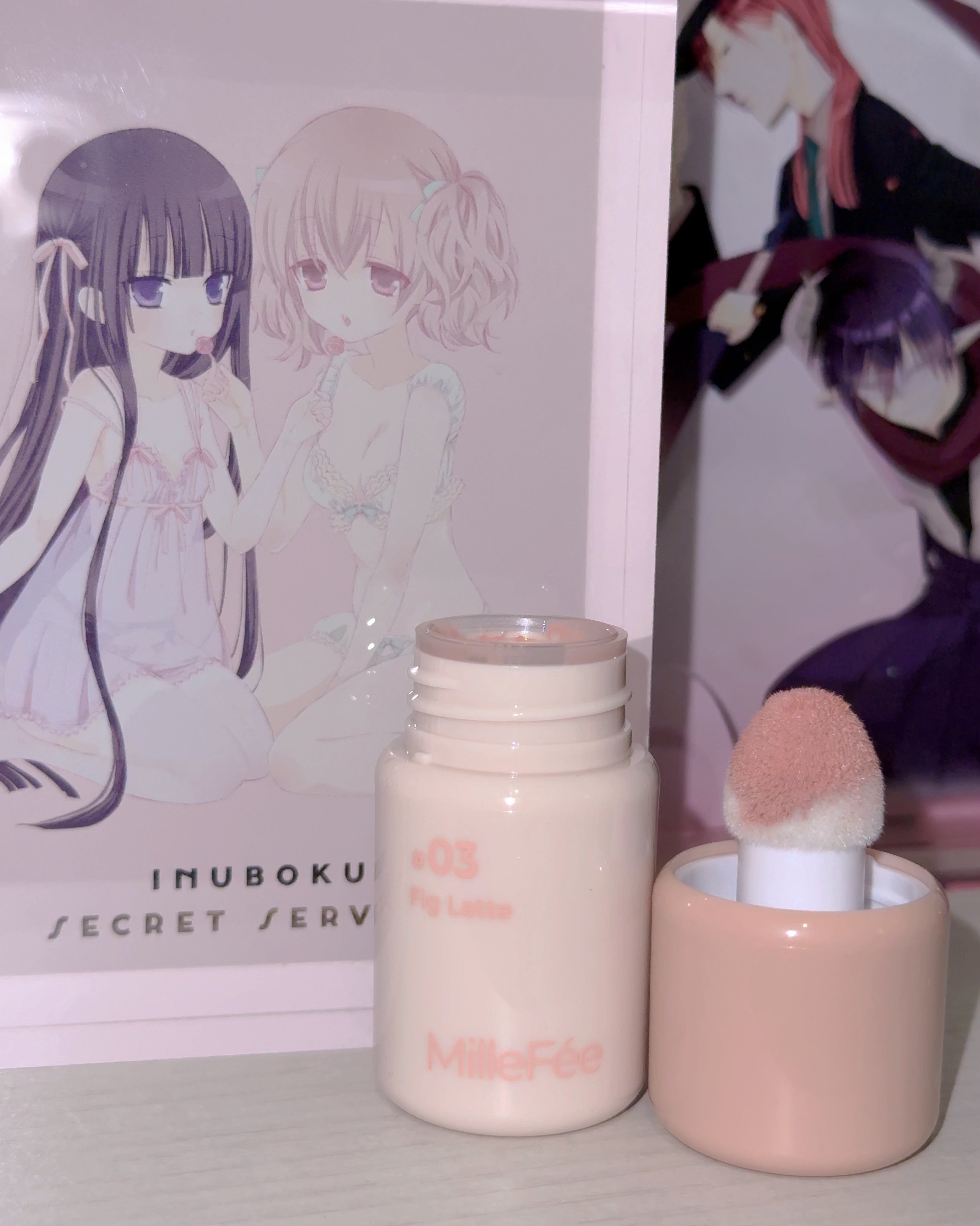 MilleFée シェイクドロップチークのクチコミ「𓊆ྀི  微糖ラテピンク  𓊇ྀི



この発色さすがに可愛すぎじゃない…？？？


微糖×.....」（3枚目）