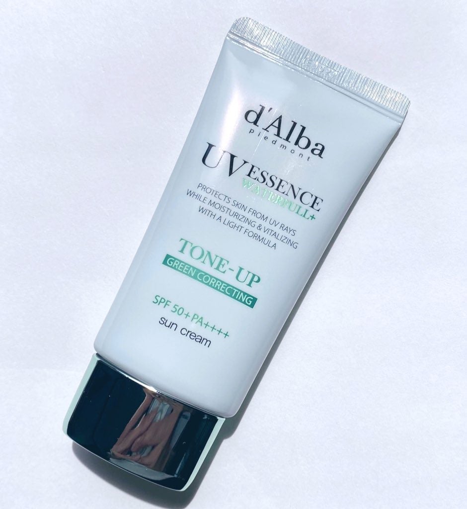 クリーンティーツリーリポソームトーンアップサンクリーム(グリーン)/ダルバ/日焼け止めクリームを使ったクチコミ(1枚目)