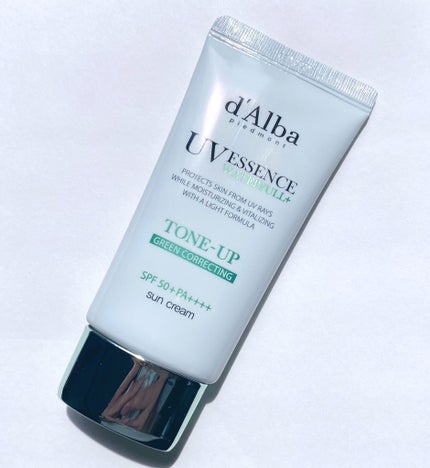 クリーンティーツリーリポソームトーンアップサンクリーム(グリーン)/ダルバ/日焼け止めクリームを使ったクチコミ(1枚目)