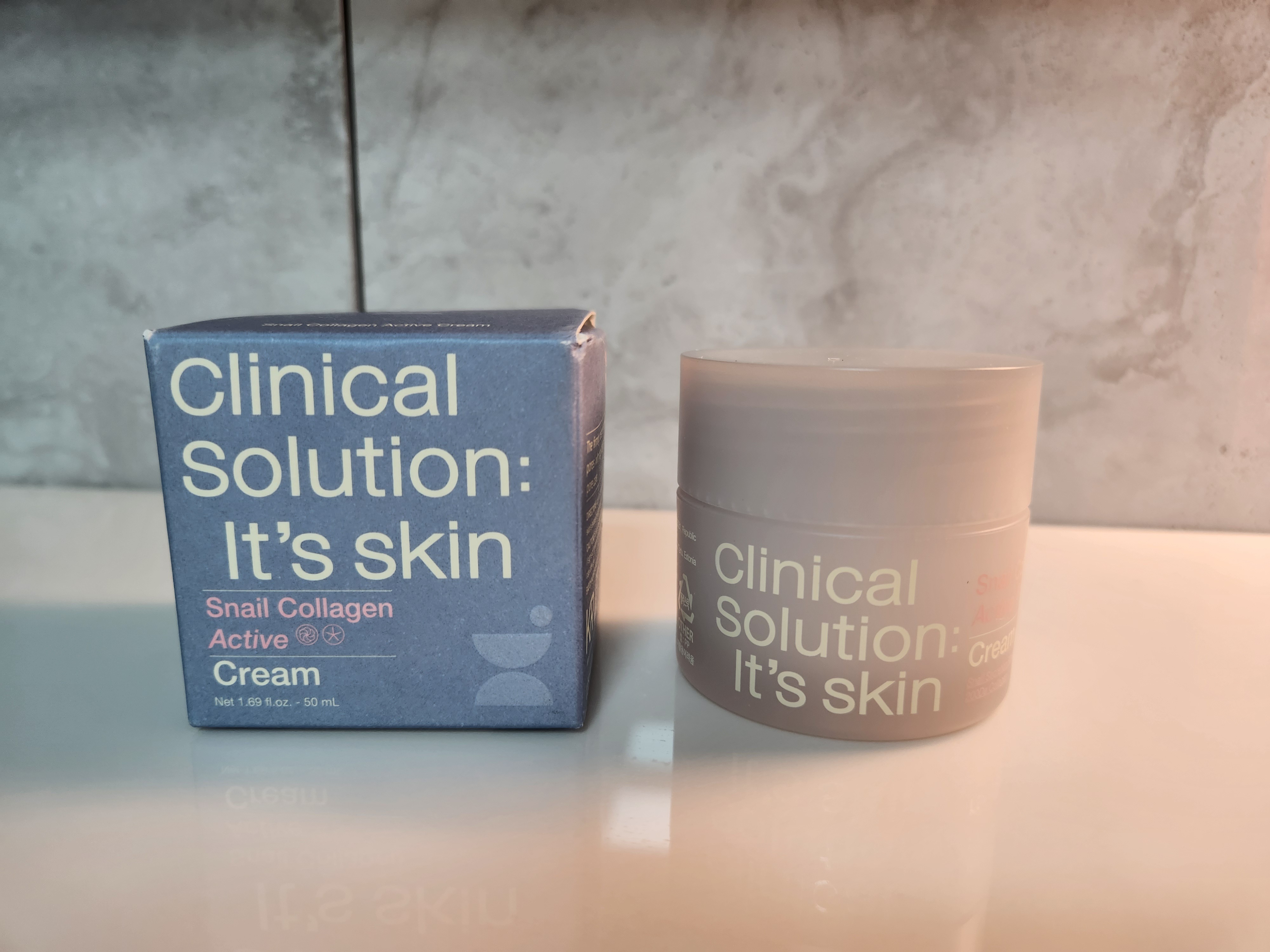 スネイルコラーゲンアクティブクリーム/It's skin/フェイスクリームを使ったクチコミ（1枚目）