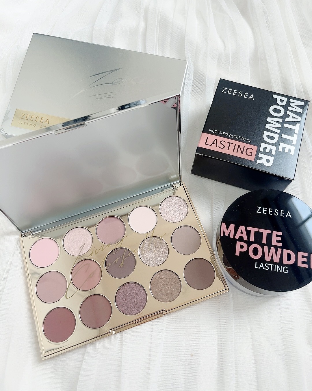 大容量オイルコントロールセッティングパウダー/ZEESEA/ルースパウダーを使ったクチコミ（2枚目）