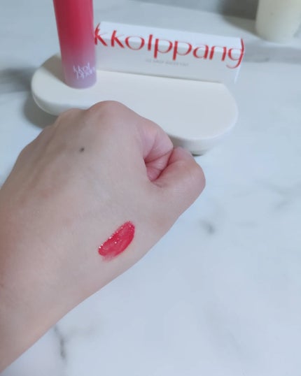 コッパン アイスドロップウォーターティント 01 カメリアドロップ/kkotppang/リップティントの画像