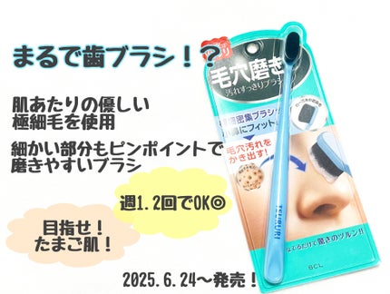 ツルリ 毛穴磨きブラシ/ツルリ/その他スキンケアグッズを使ったクチコミ(1枚目)