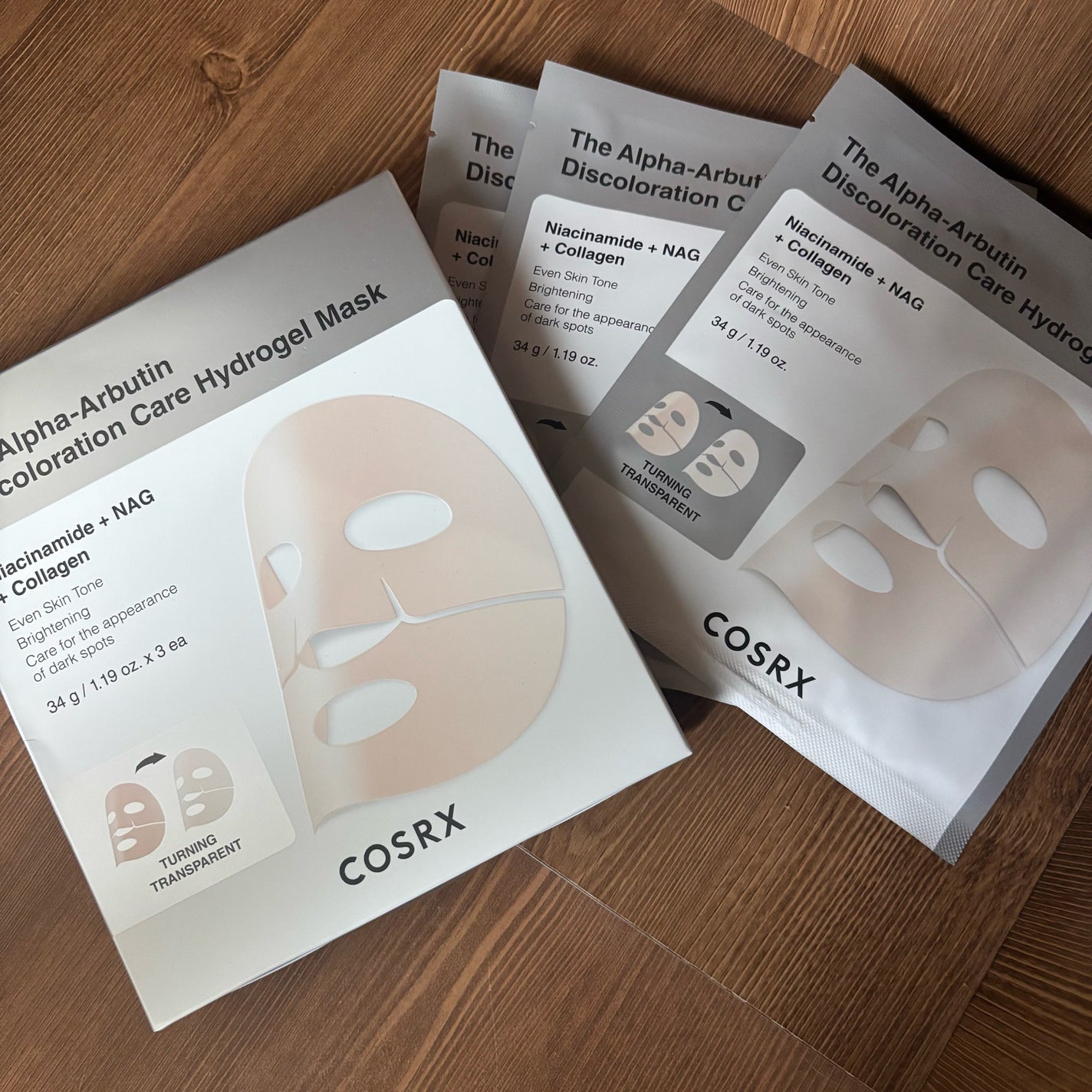 RXザ・アルファ アルブチン ハイドロゲルパック/COSRX/シートマスク・パックを使ったクチコミ(1枚目)